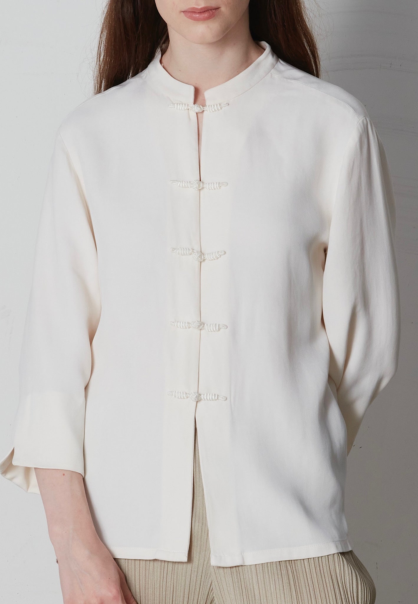 Casacca stile orientale Ralph Lauren in seta