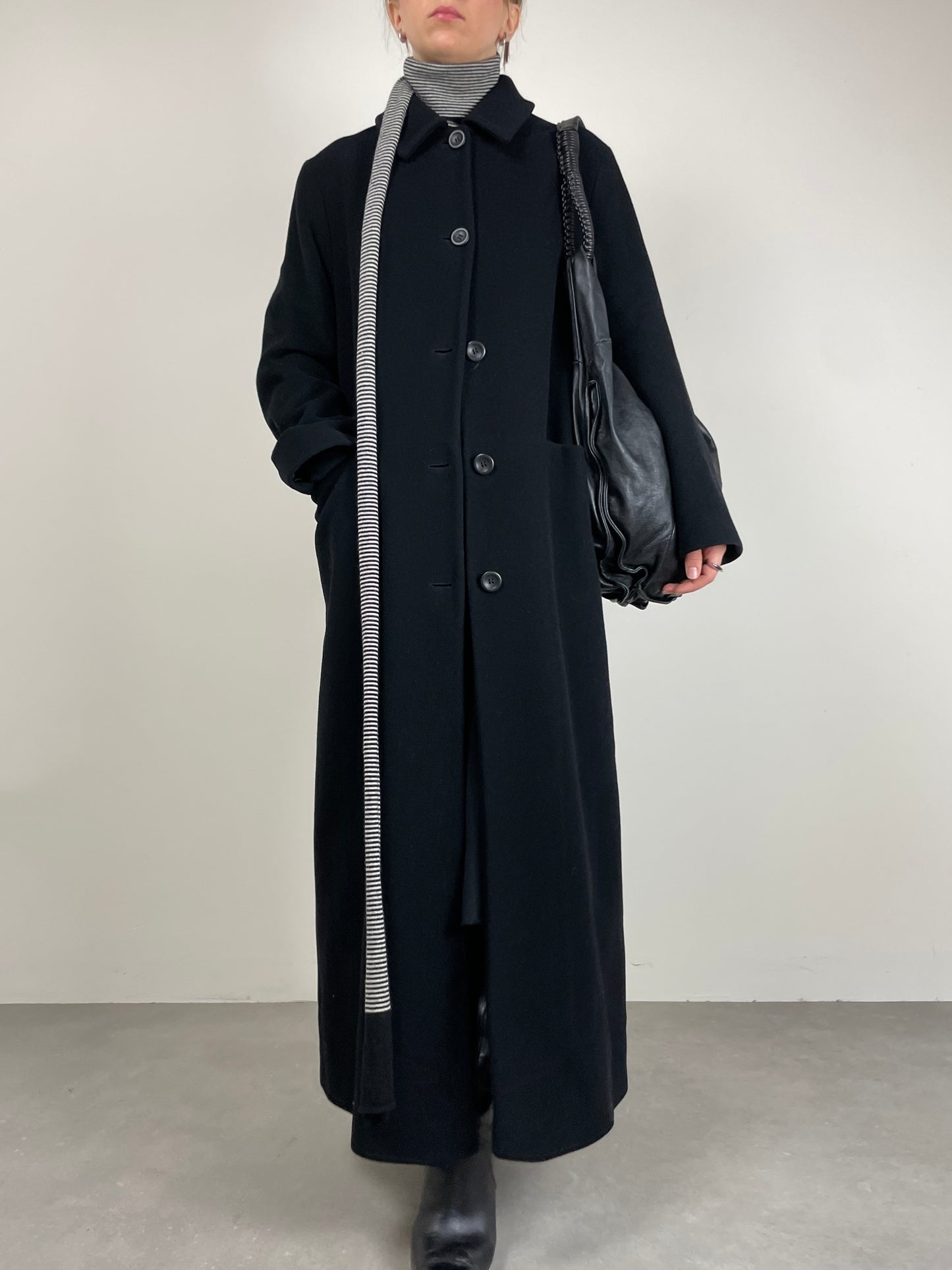 Cappotto in lana e cammello