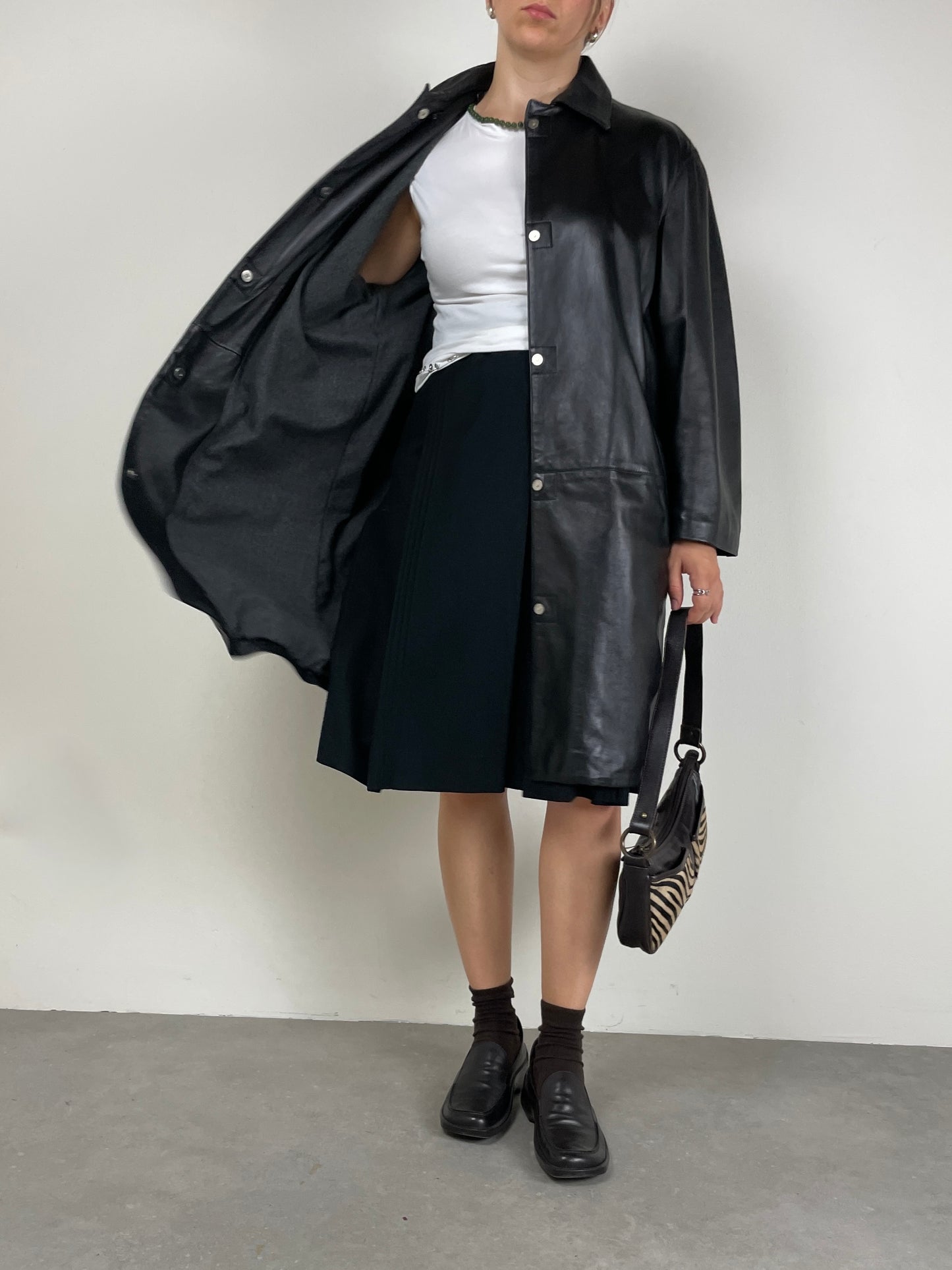 Giacca vintage in vera pelle Made in Italy