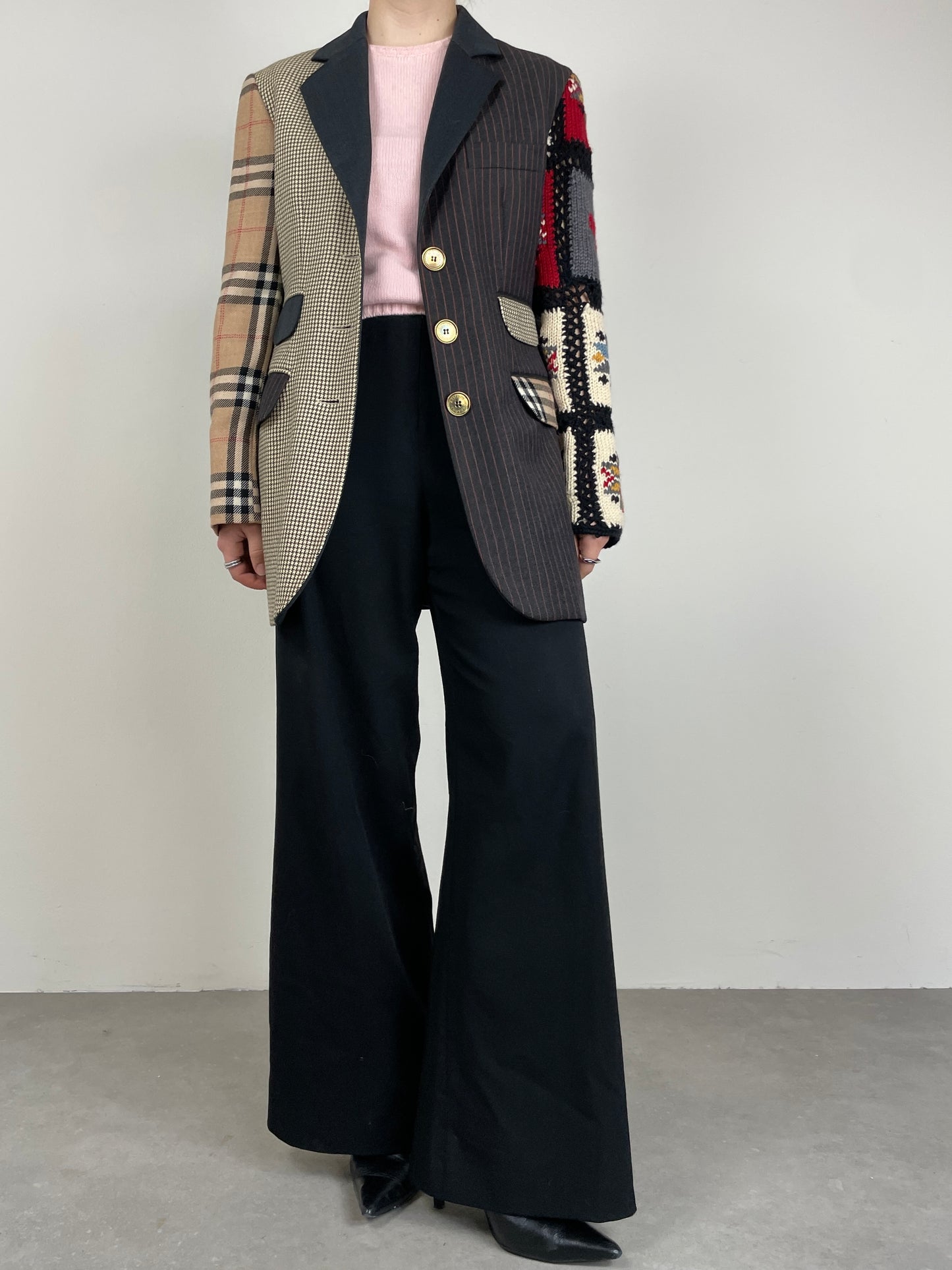 Blazer patchwork MOSCHINO COUTURE