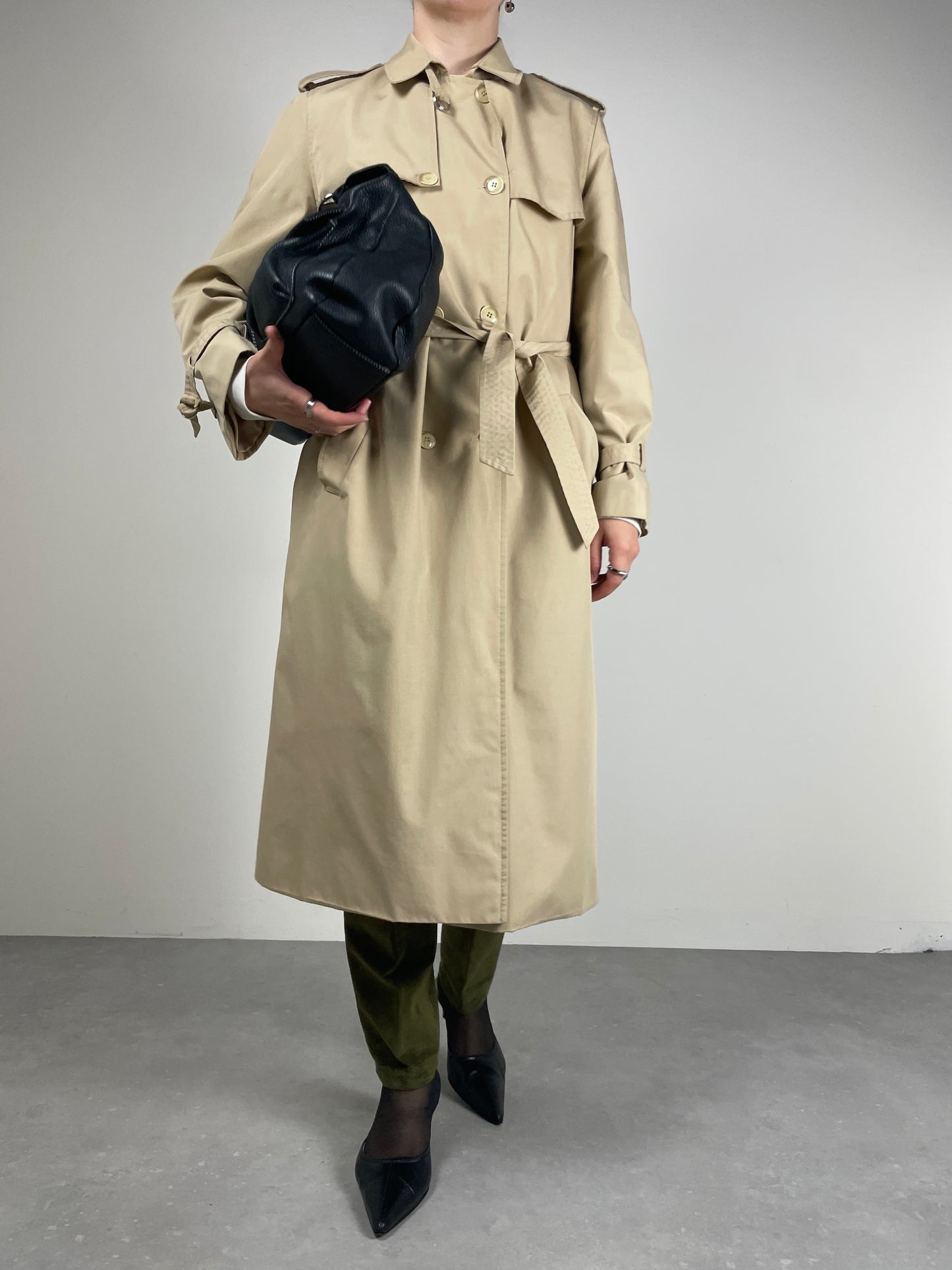 Trench vintage a doppiopetto