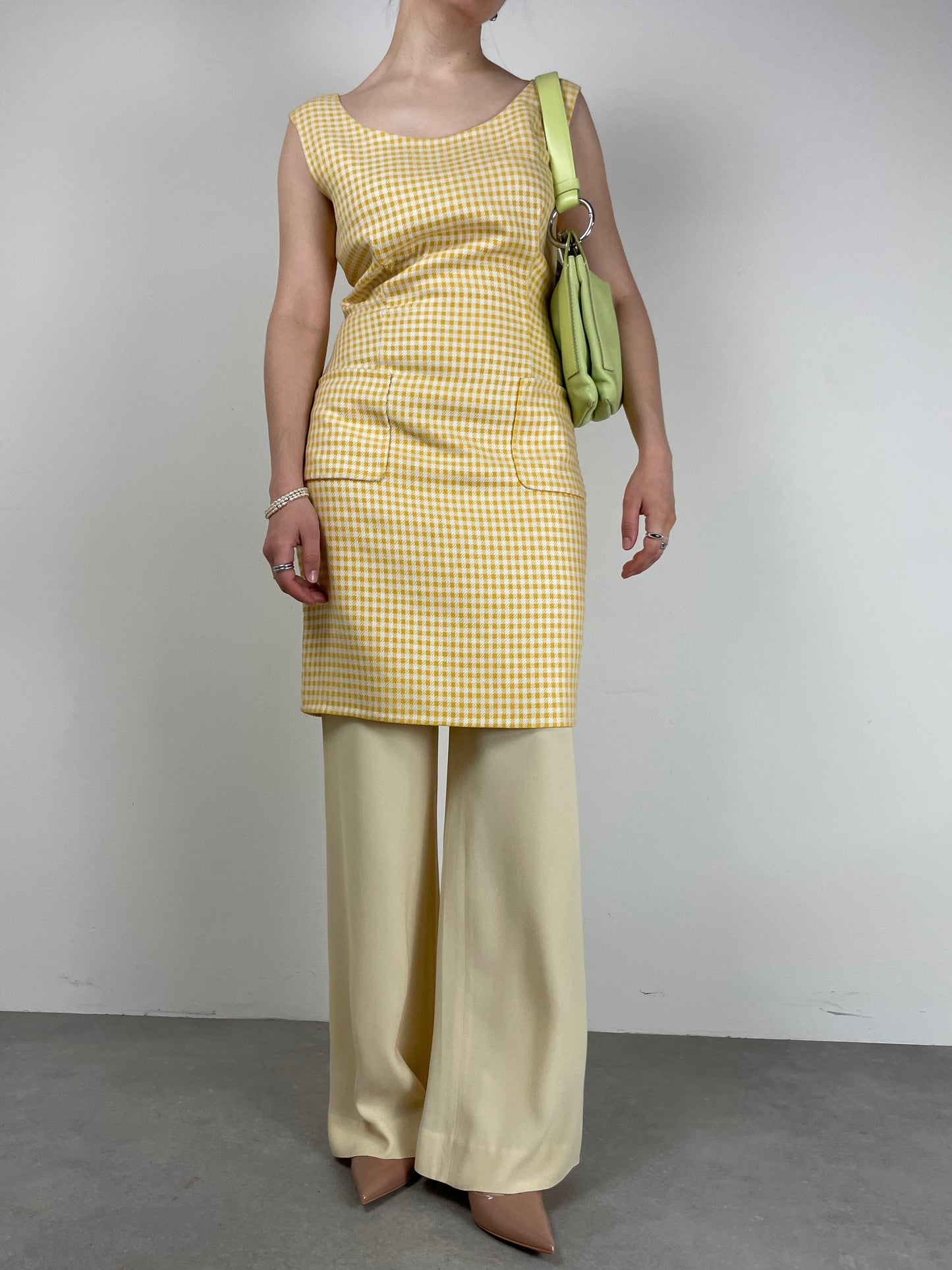 PRADA SS 1992 abito in lana e seta