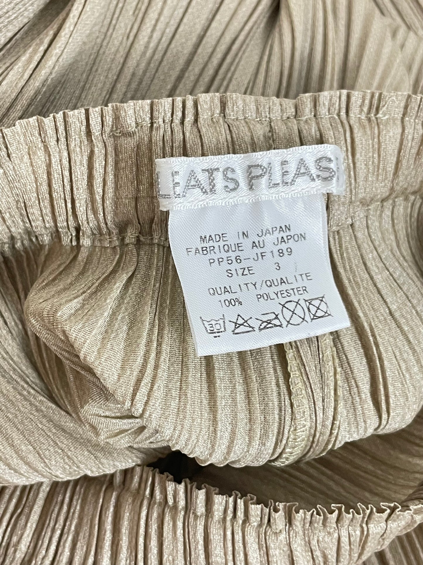 Pleats Please Issey Miyake pantaloni