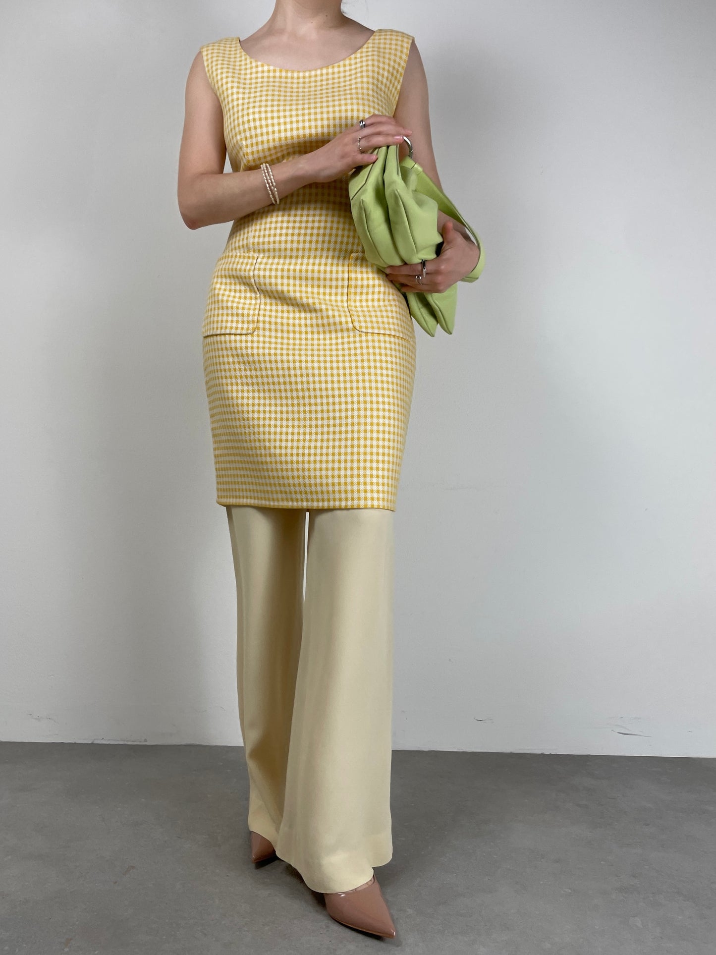 PRADA SS 1992 abito in lana e seta