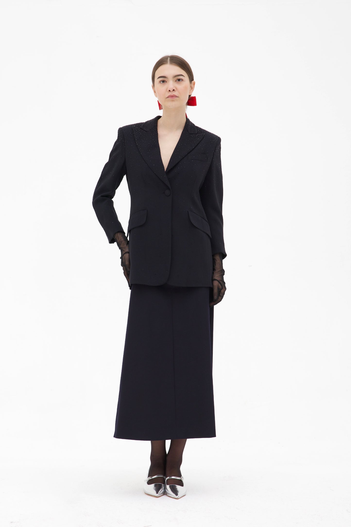 Blazer Moschino Couture con strass