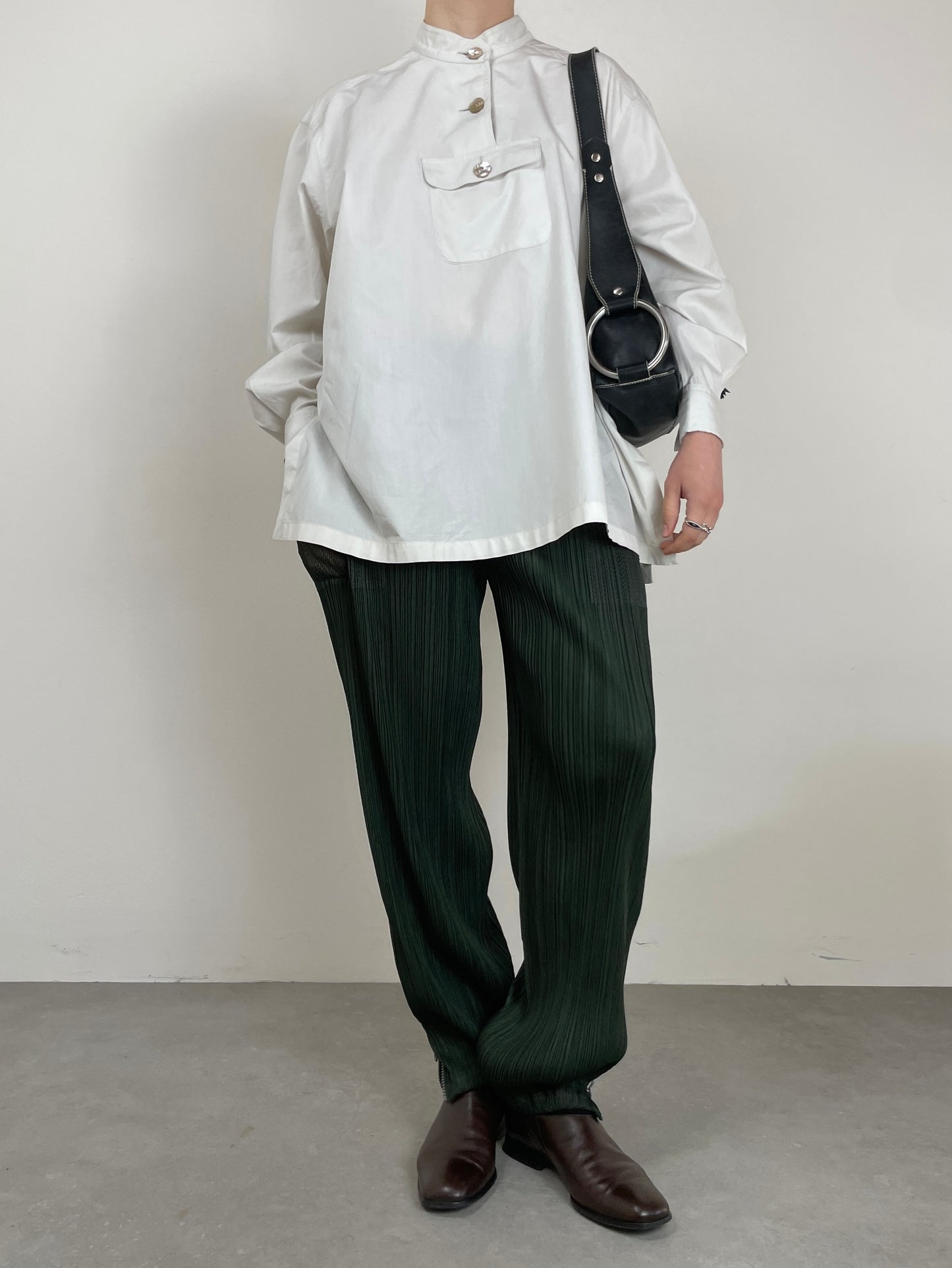 Camicia made in Japan con bottoni in madreperla
