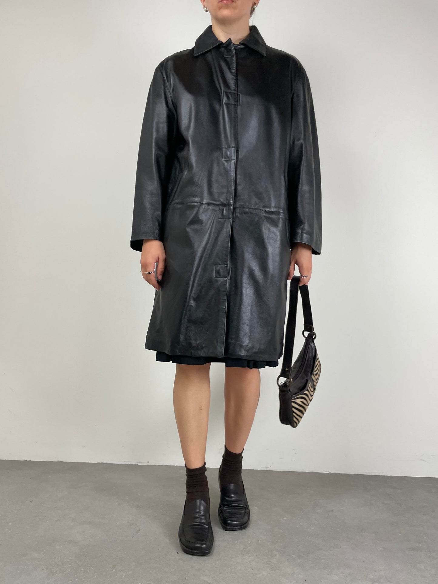 Giacca vintage in vera pelle Made in Italy
