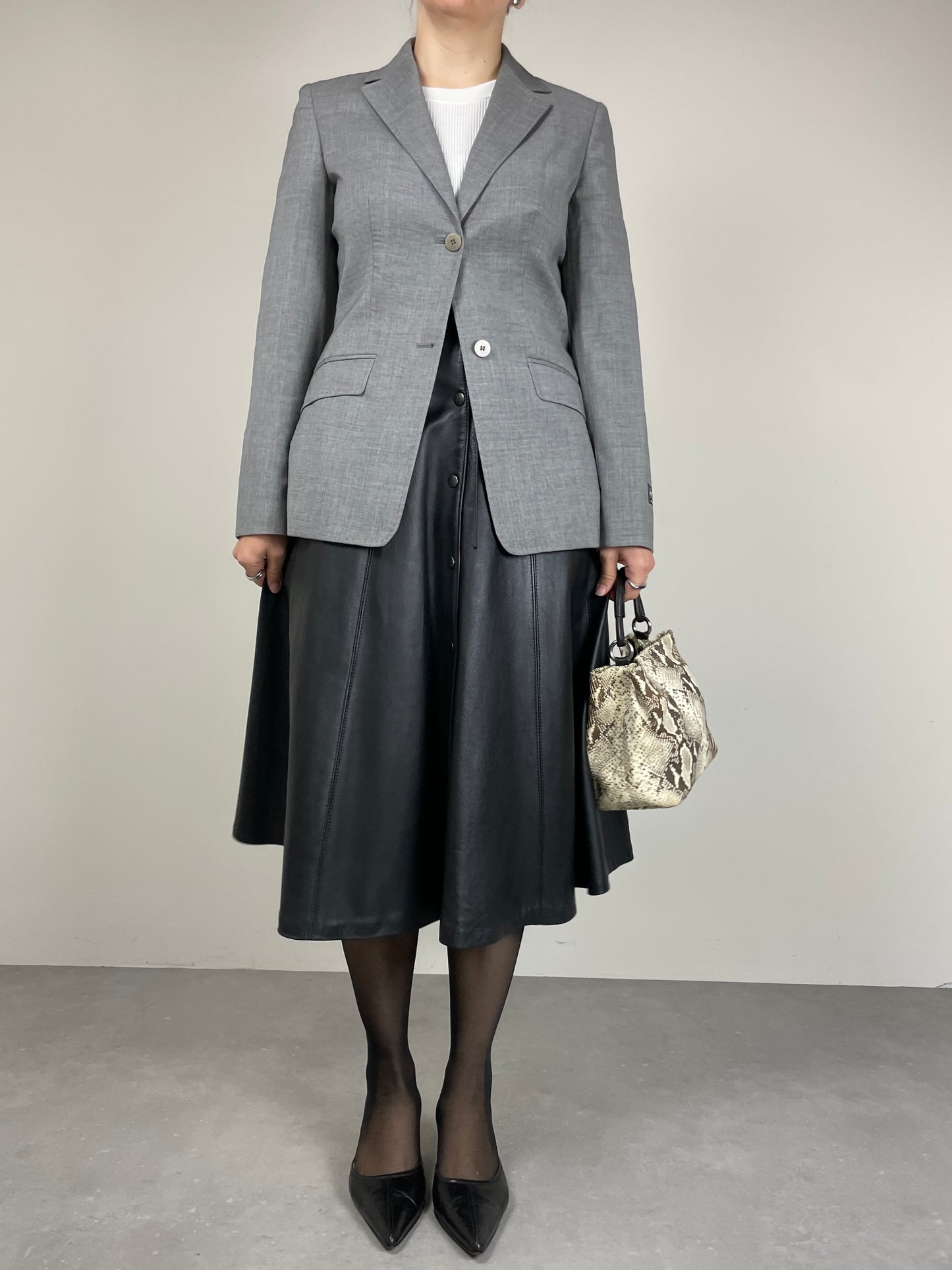 Blazer vintage in fresco di lana