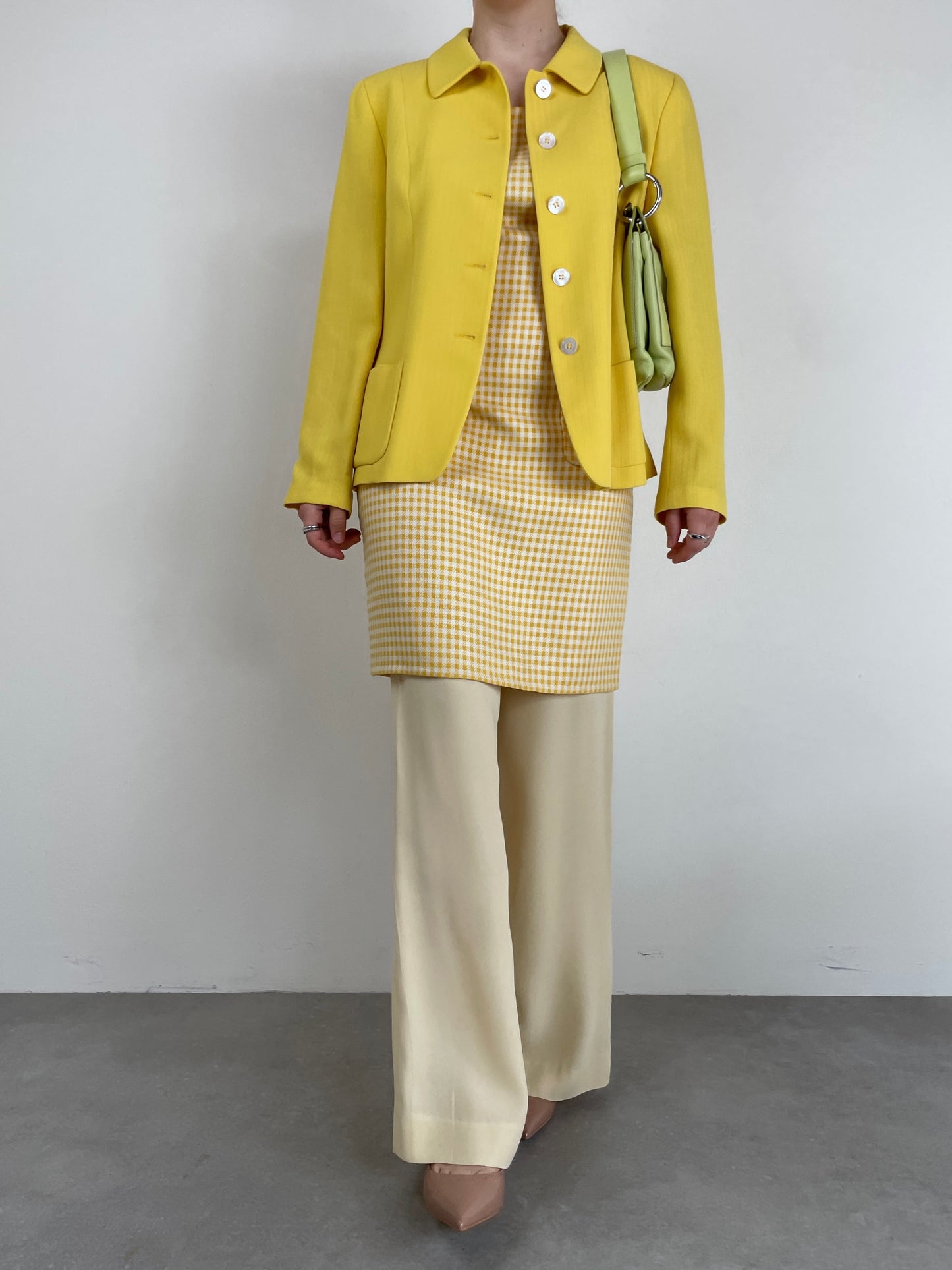 PRADA SS 1992 abito in lana e seta