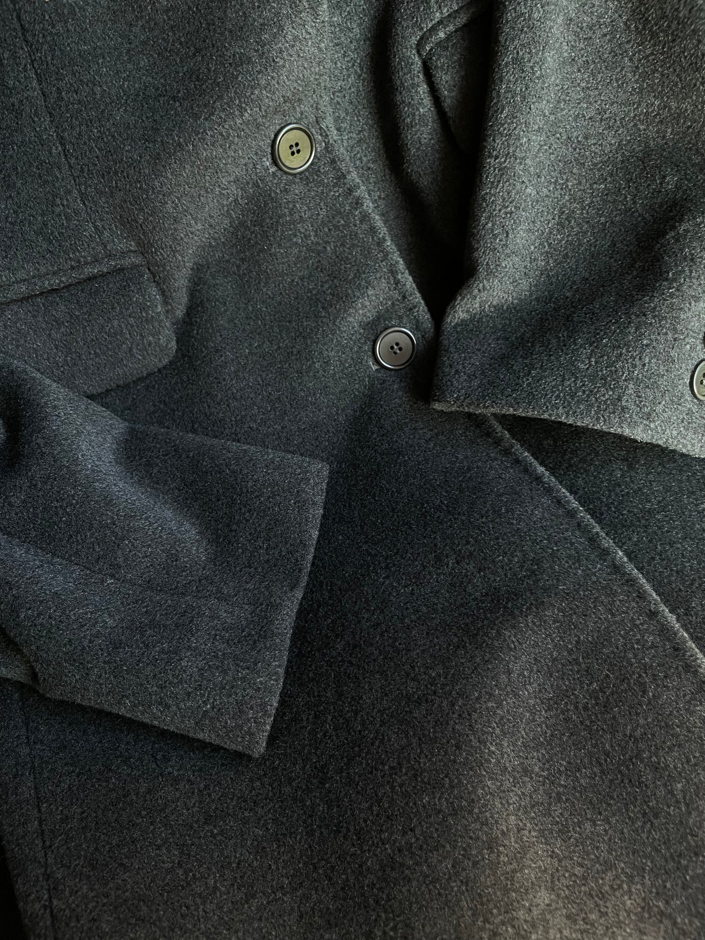 Grey wool coat