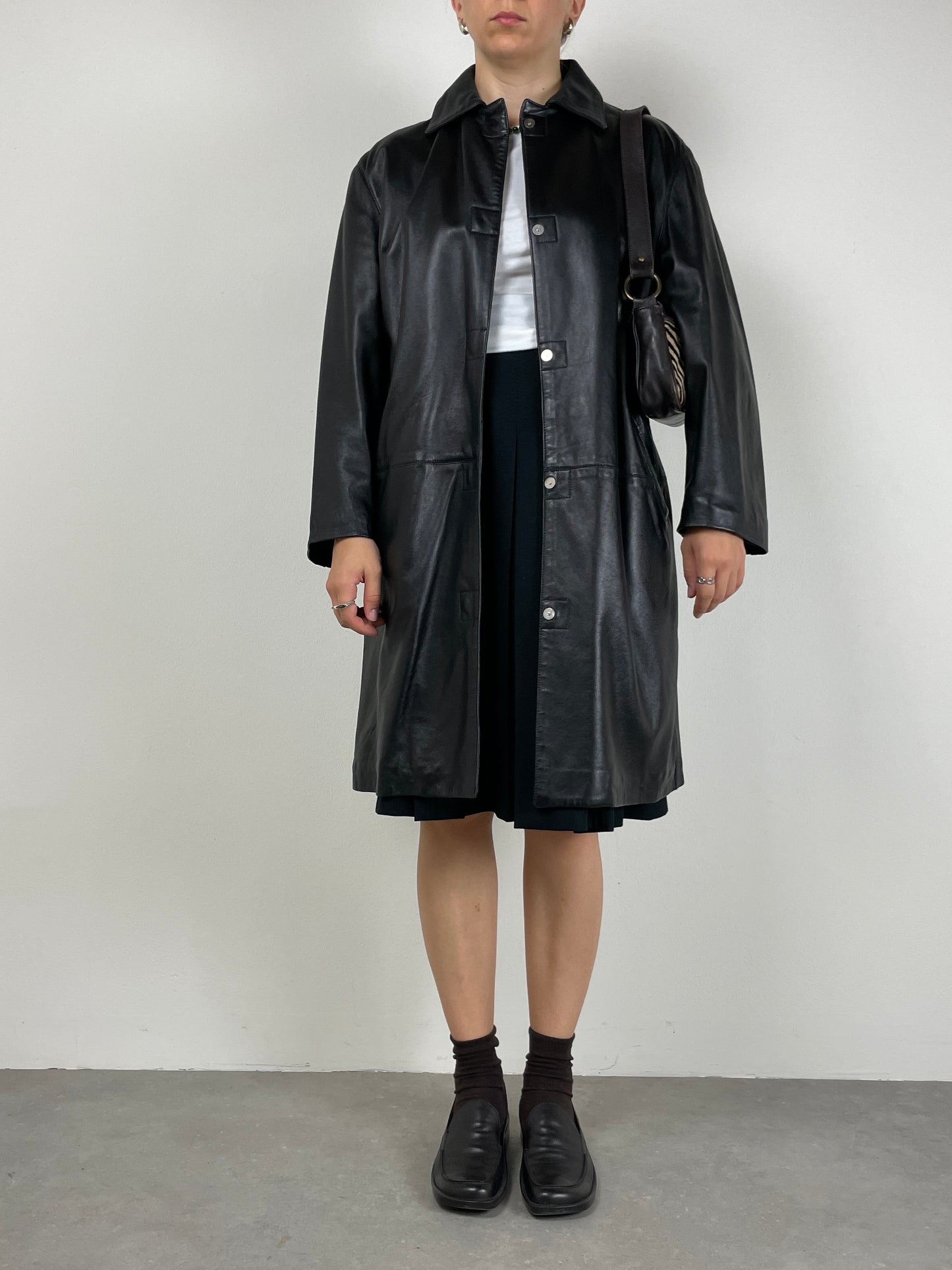 Giacca vintage in vera pelle Made in Italy