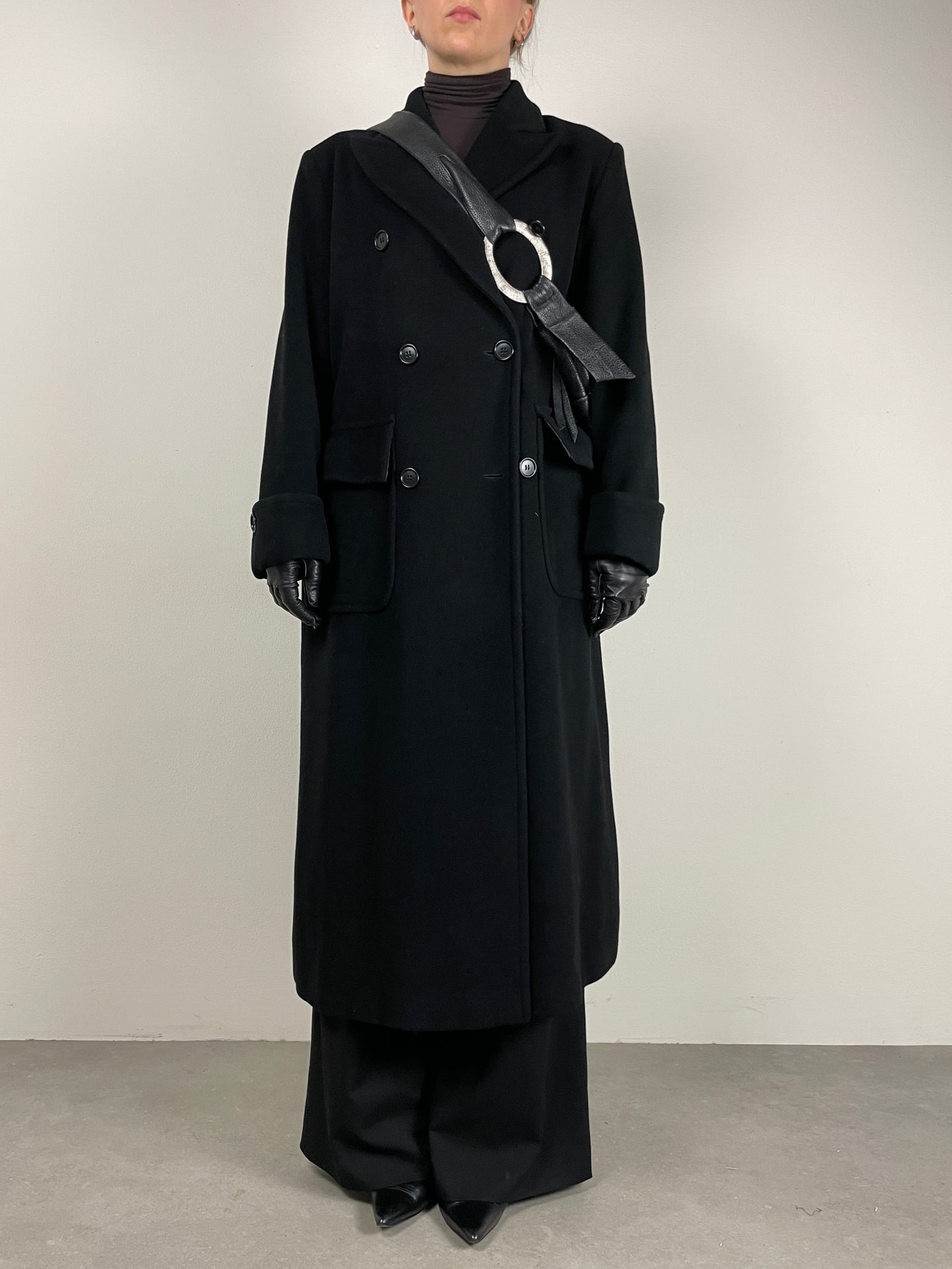 Cappotto vintage Made in Italy nero