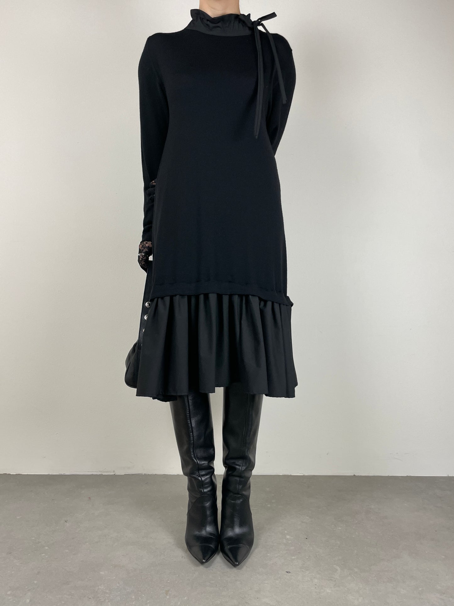 Abito in maglia di lana