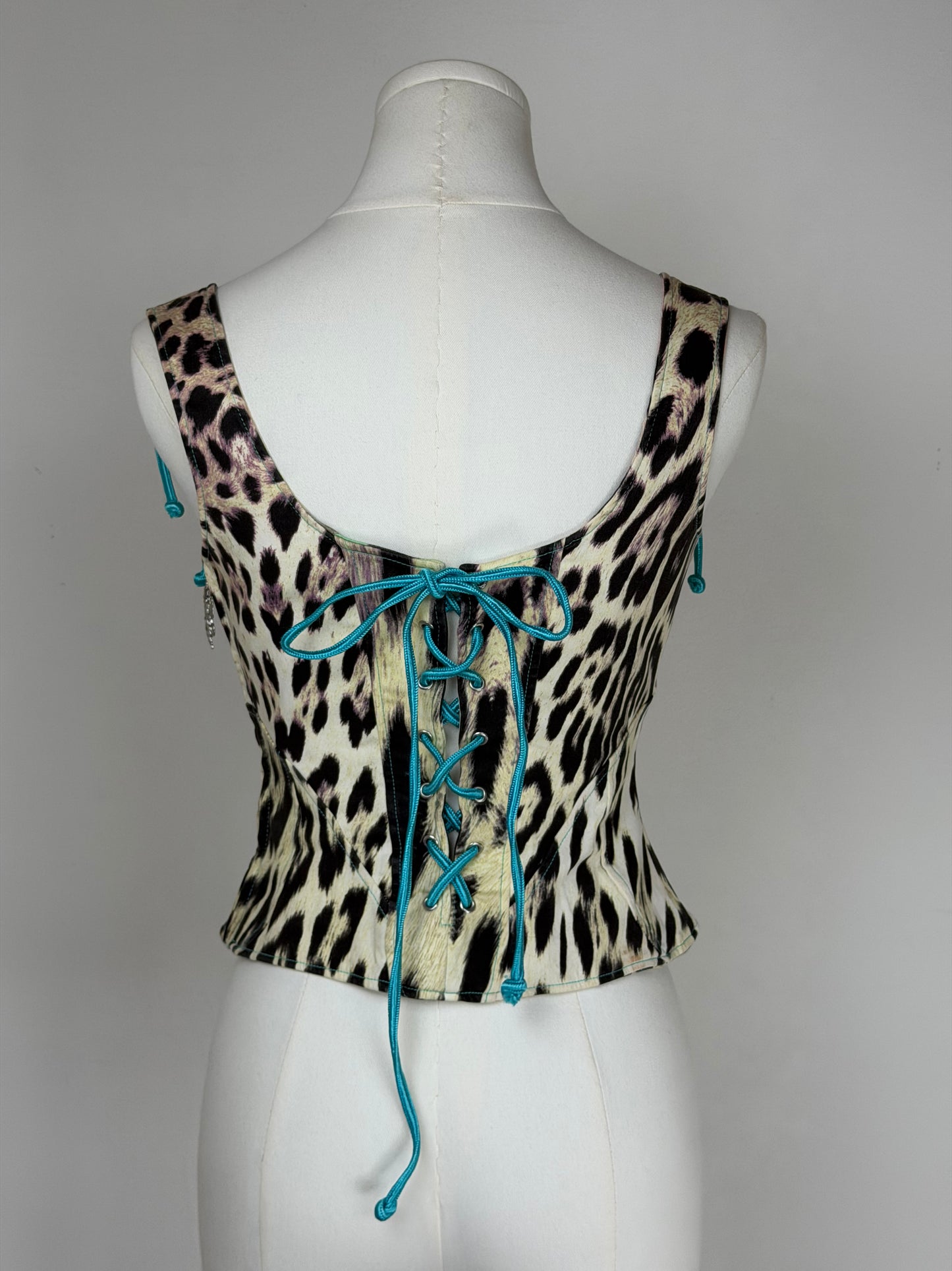 Bustino JUST CAVALLI leopardato anni 2000