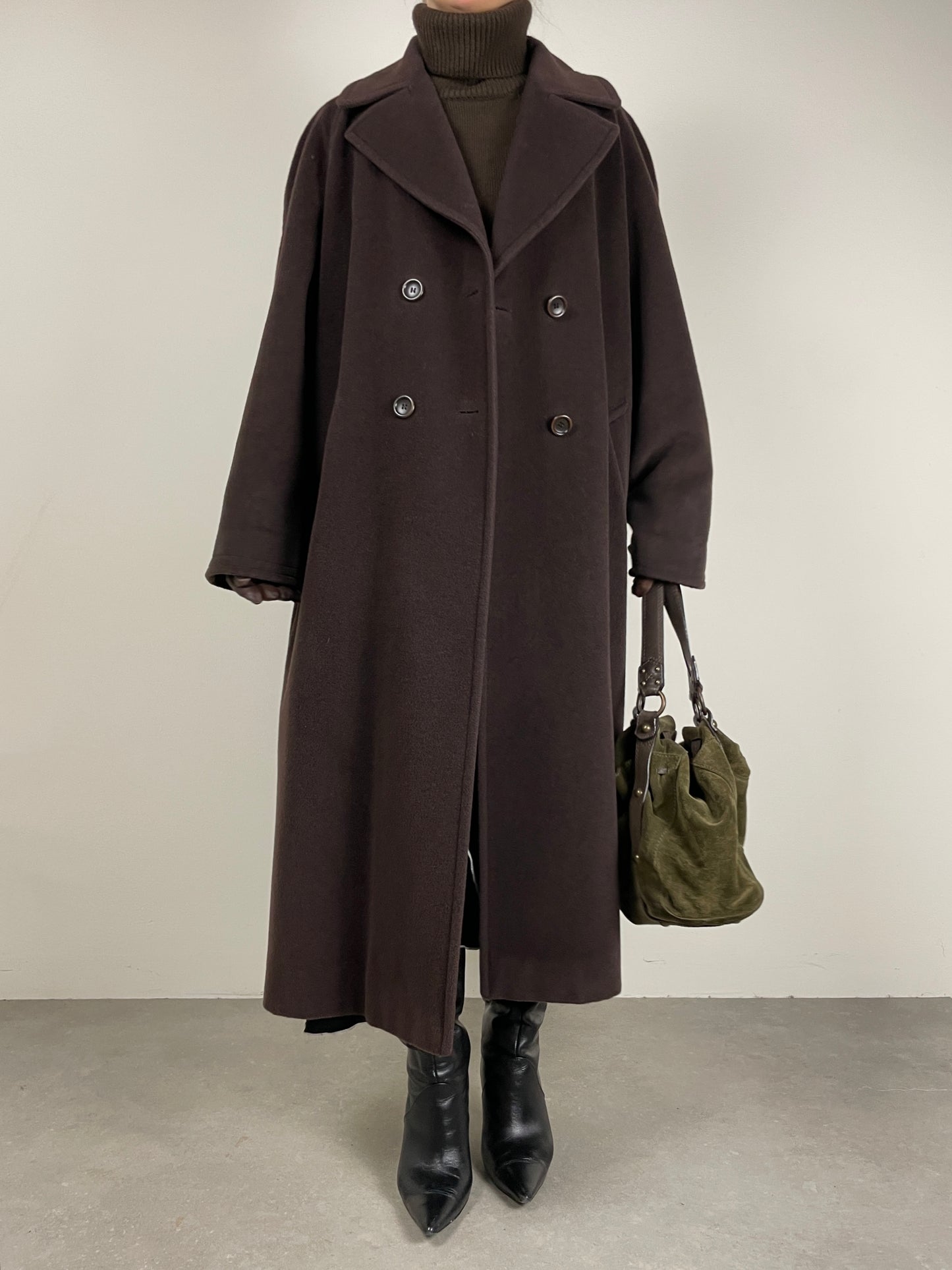 Cappotto in lana e cashmere