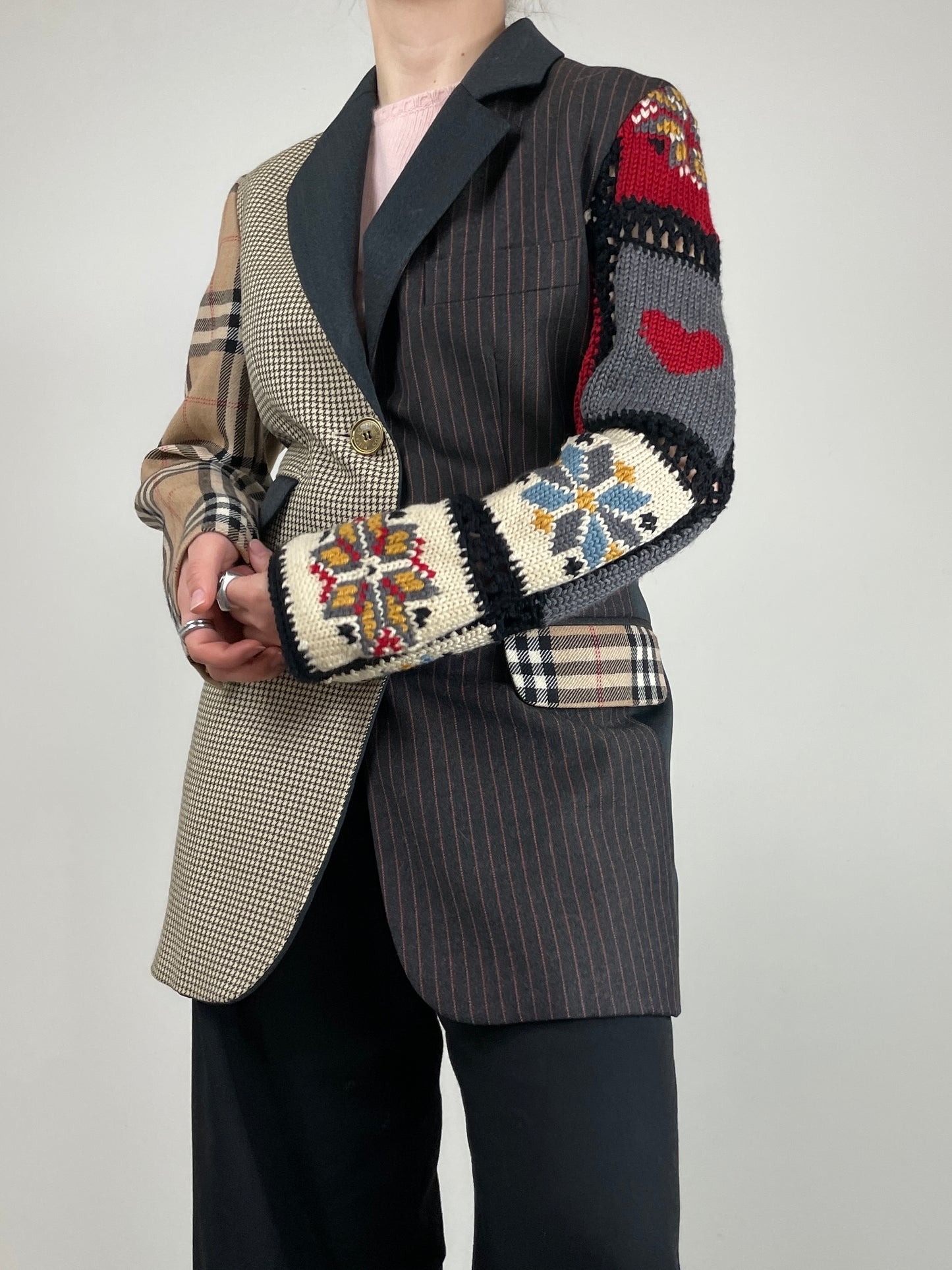 Blazer patchwork MOSCHINO COUTURE