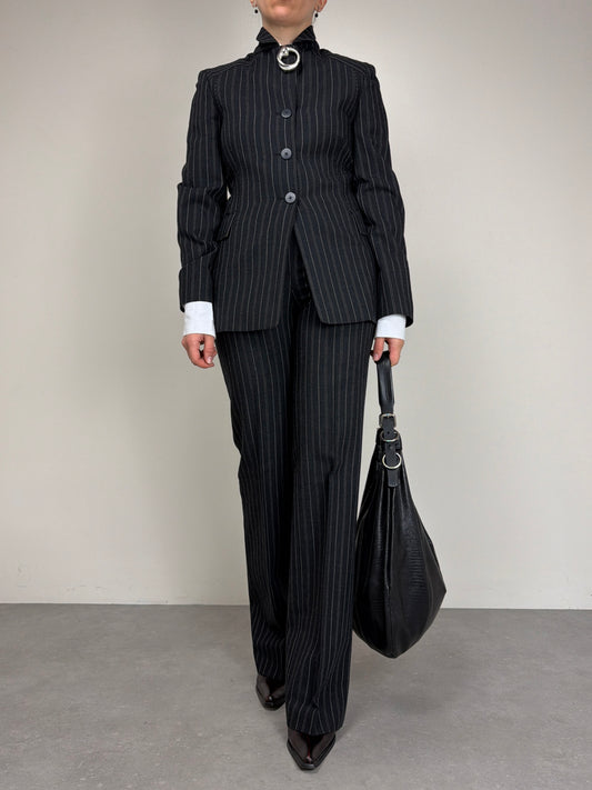 Philosophy di Alberta Ferretti completo in lana gessata