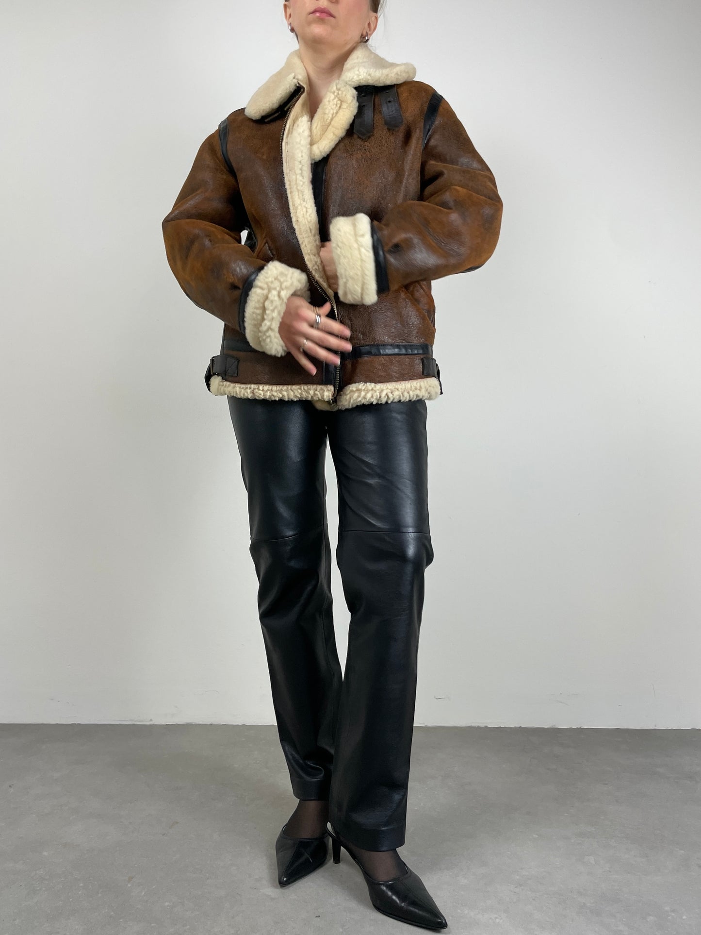 Montone in vero shearling
