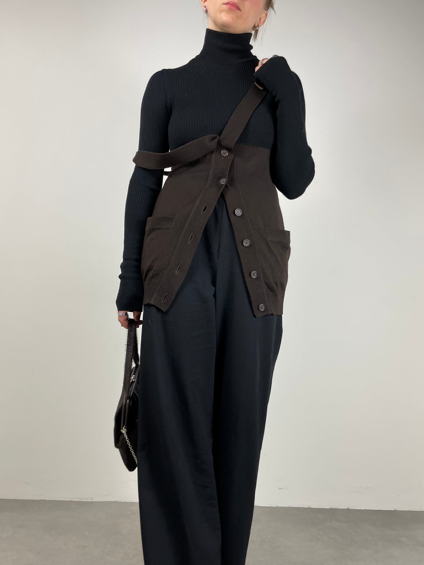 MOSCHINO Cheap And Chic maglione con bretelle