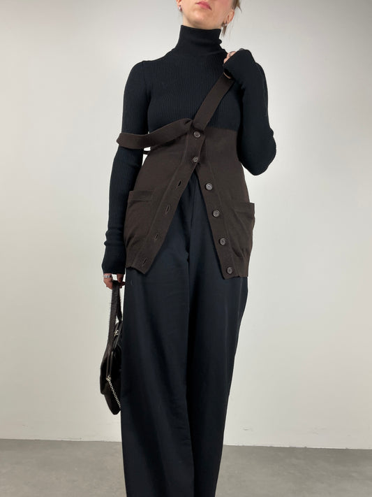 MOSCHINO Cheap And Chic maglione con bretelle