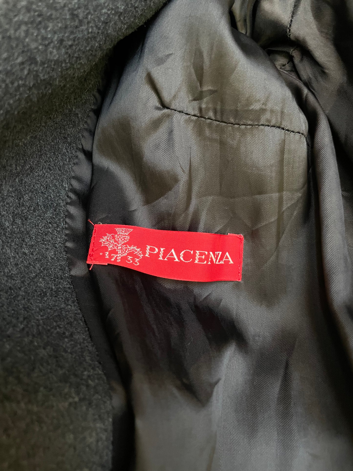 Grey wool coat