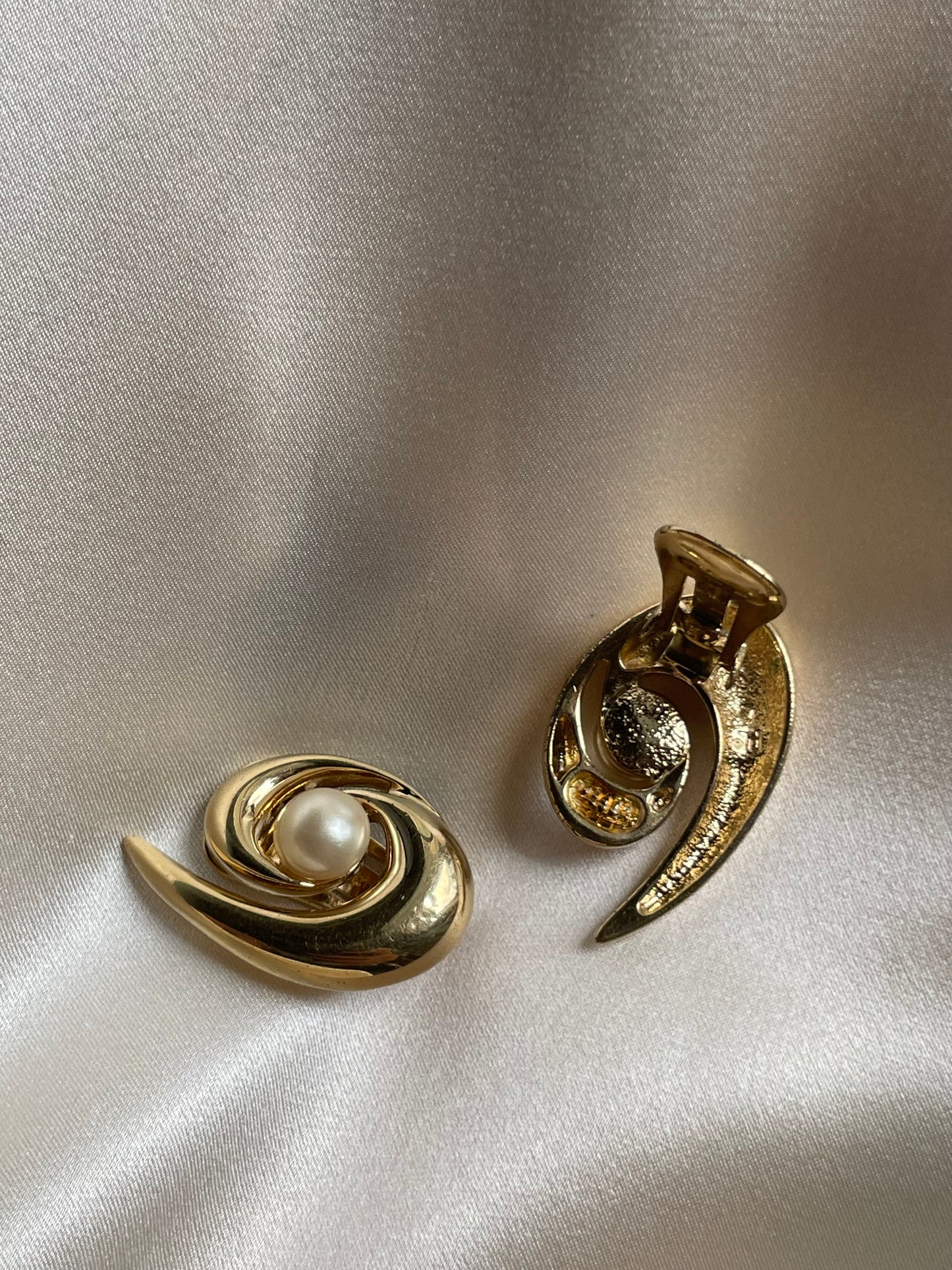Orecchini vintage con perla