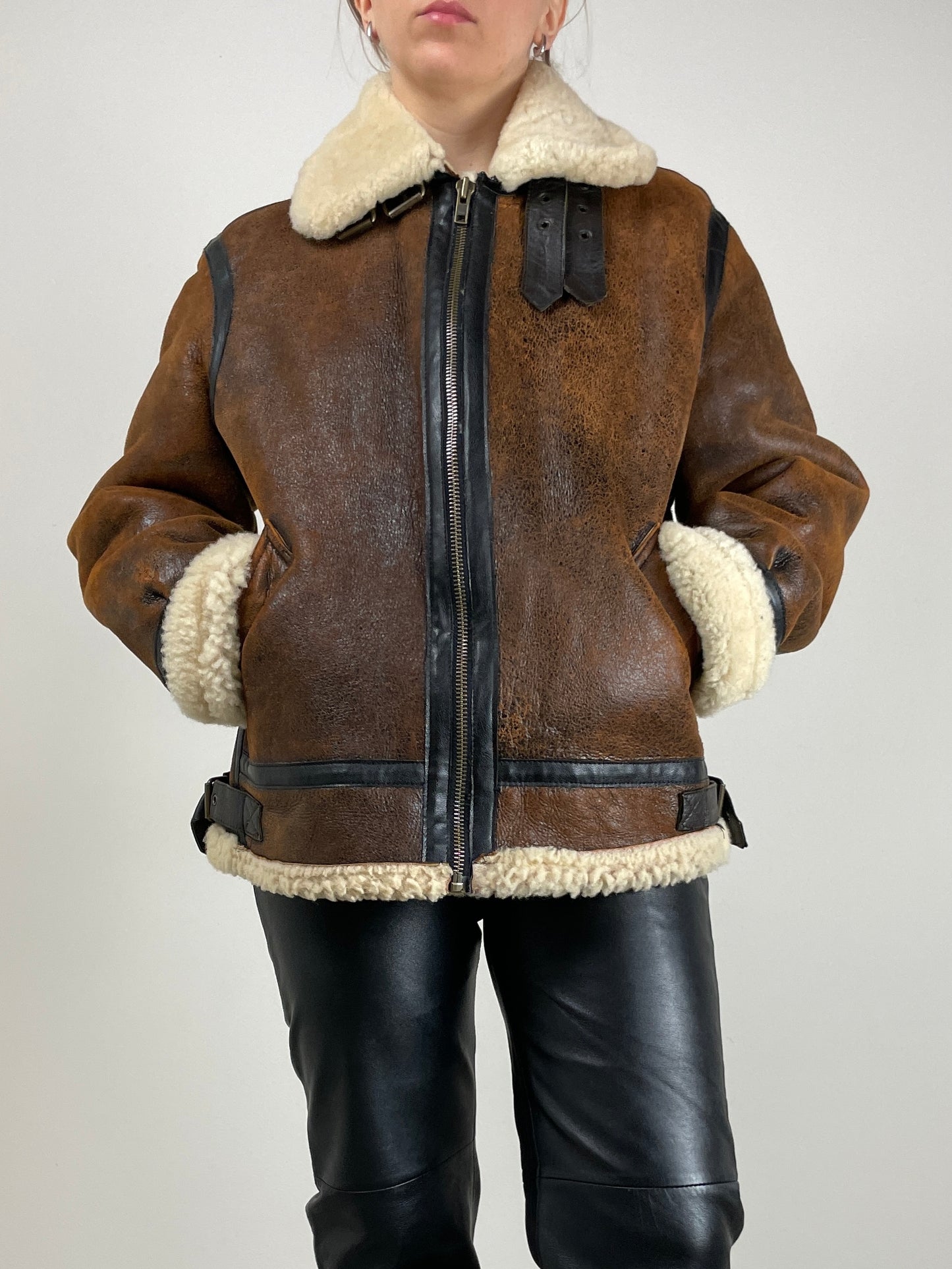 Montone in vero shearling