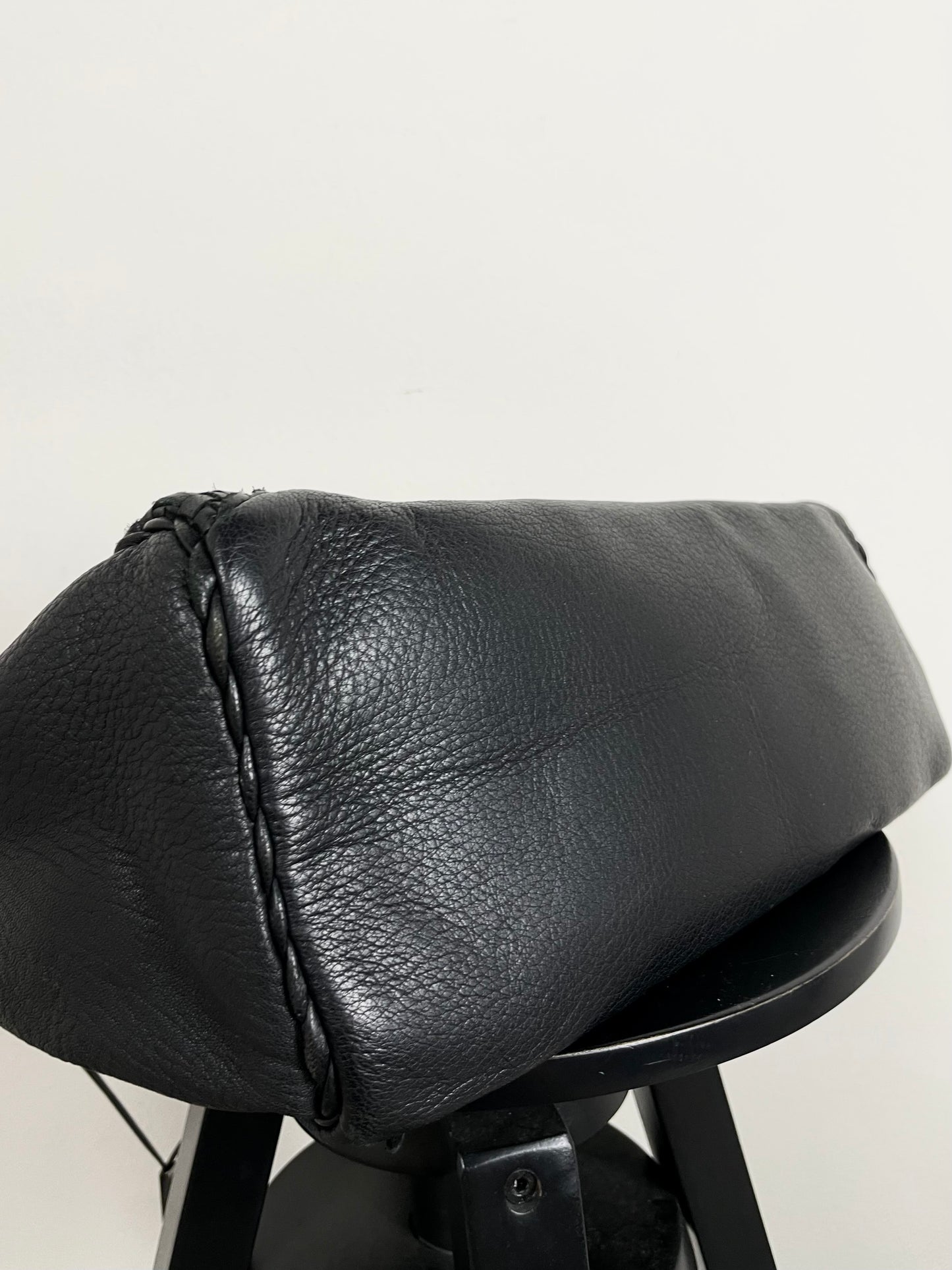 Borsa in vera pelle intrecciata