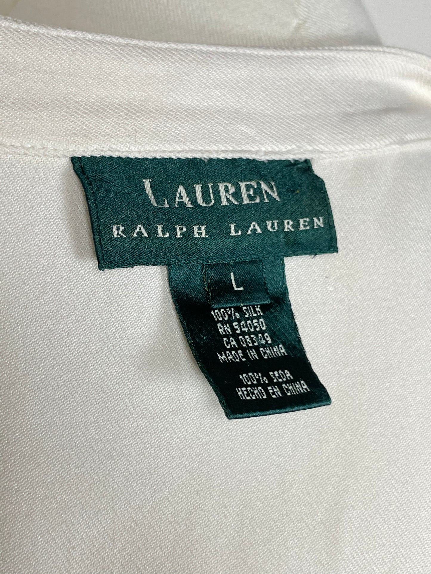 Casacca stile orientale Ralph Lauren in seta