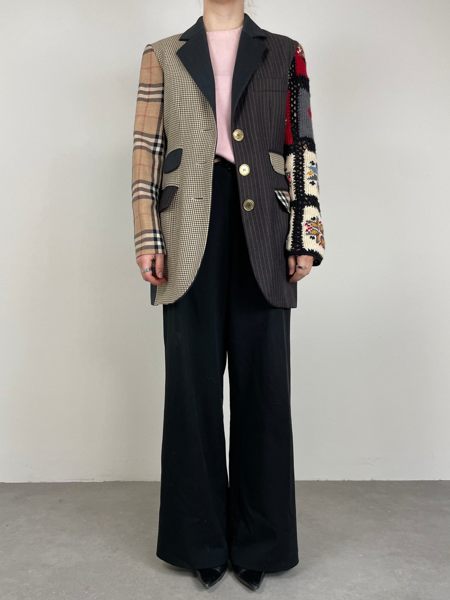 Blazer patchwork MOSCHINO COUTURE