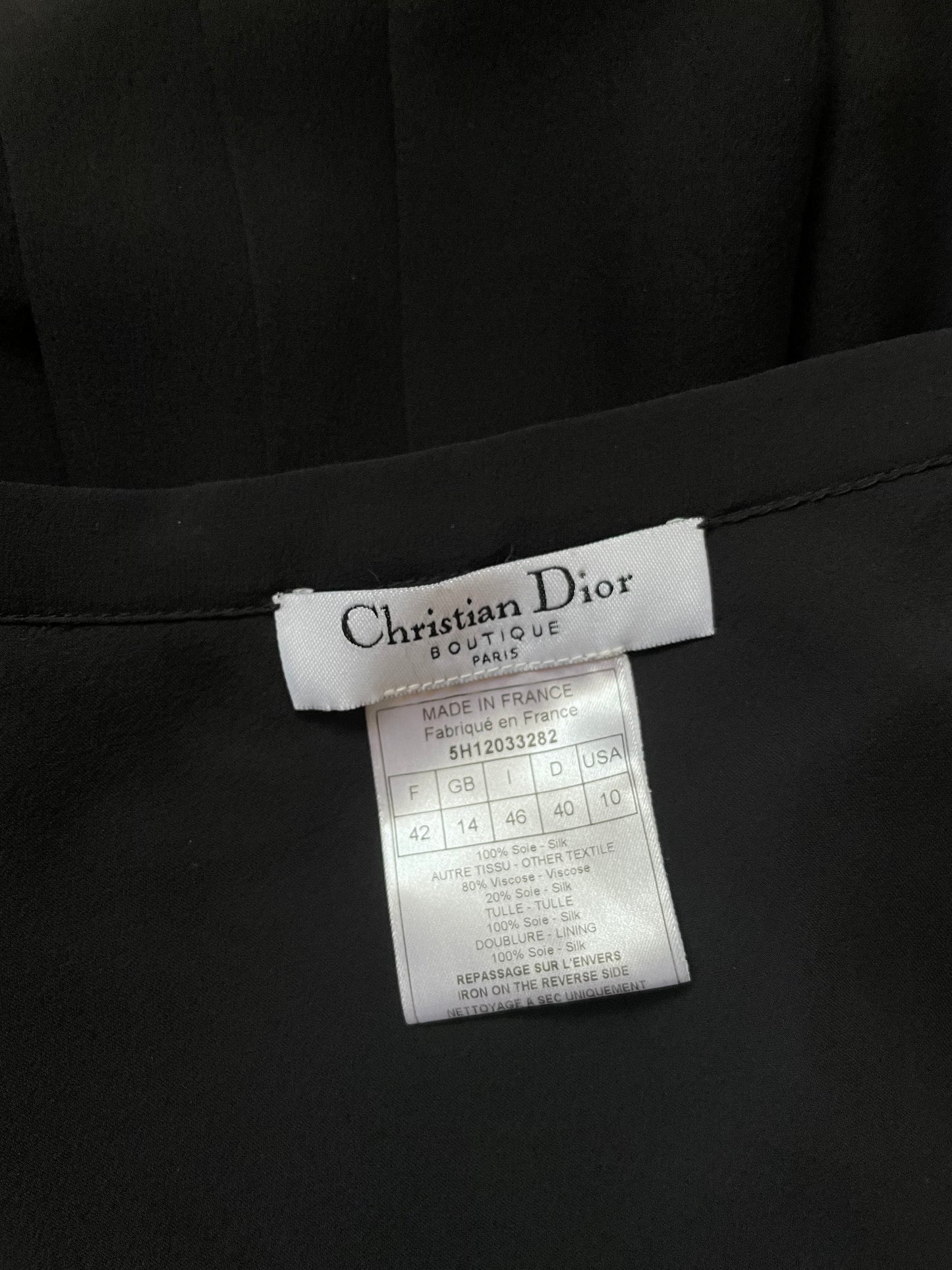 Gonna Christian Dior in pura seta