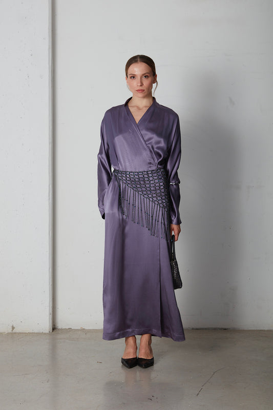 Vestaglia in raso di seta Malizia by La Perla