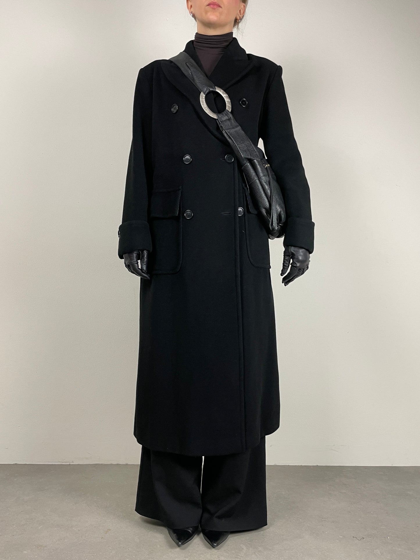 Cappotto vintage Made in Italy nero