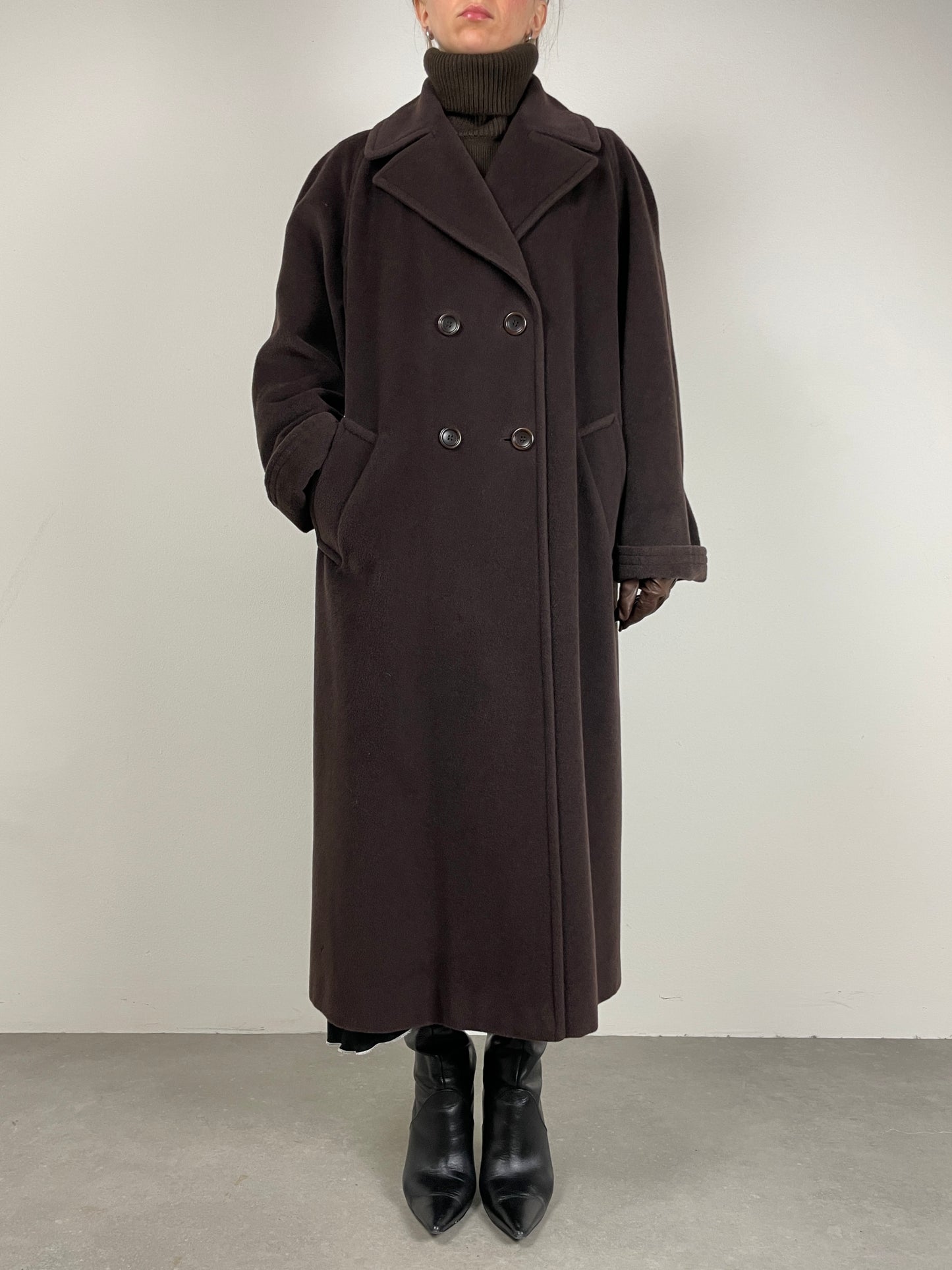 Cappotto in lana e cashmere