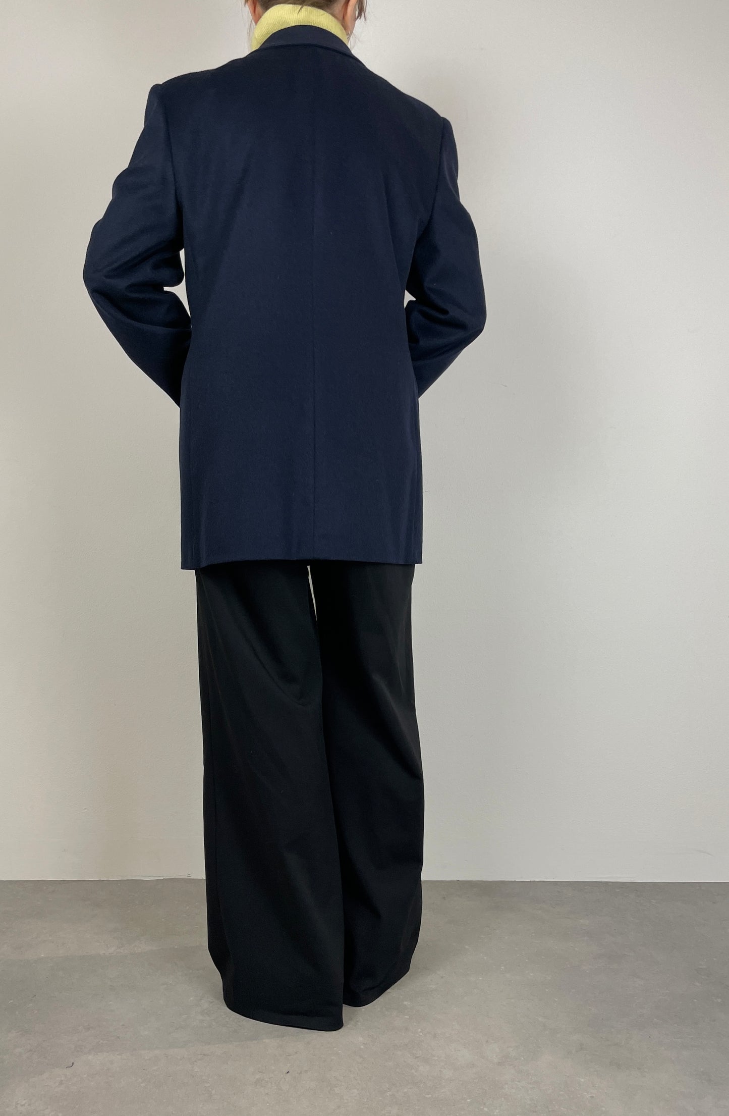 100% cashmere blue blazer
