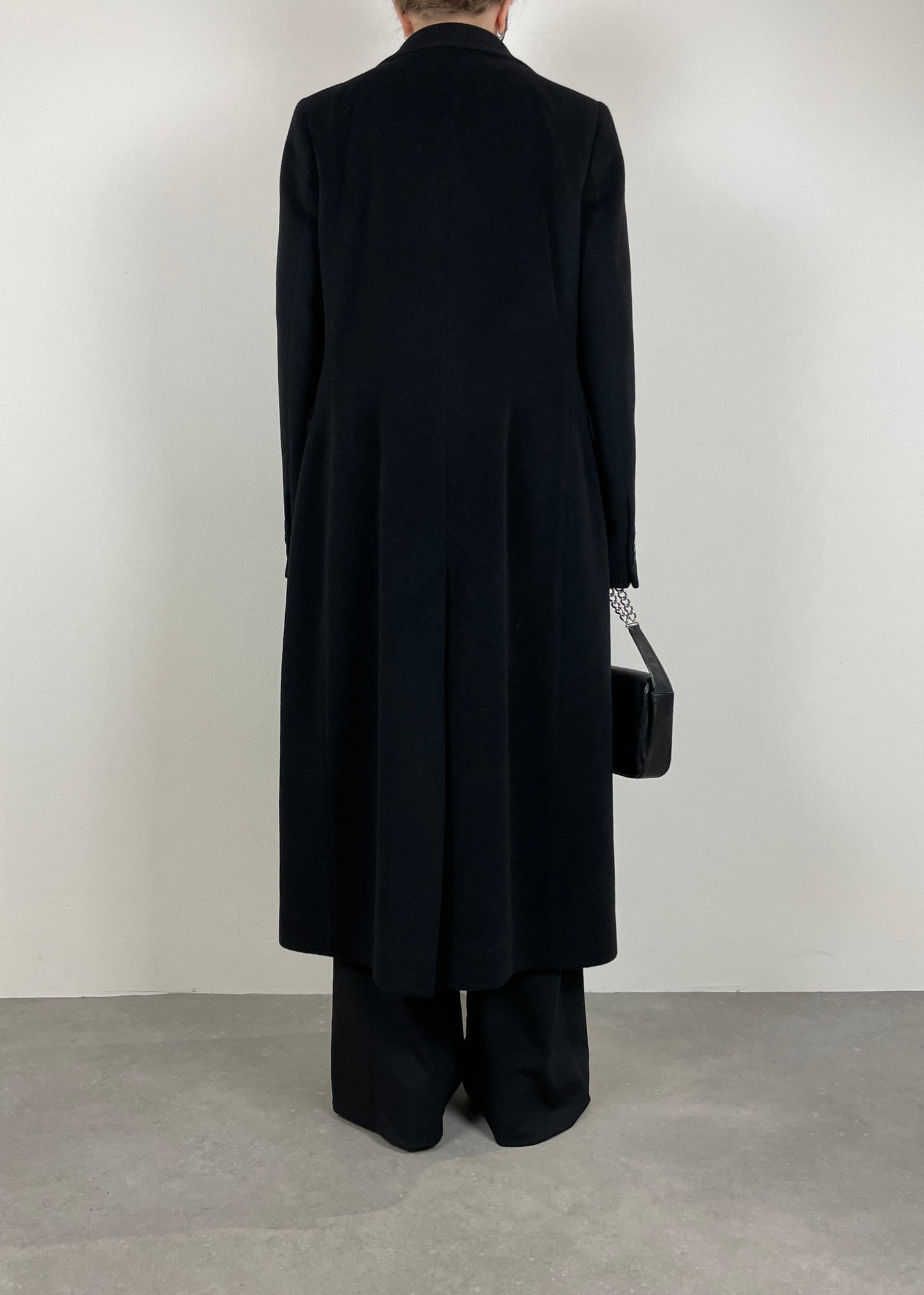 Wool black coat