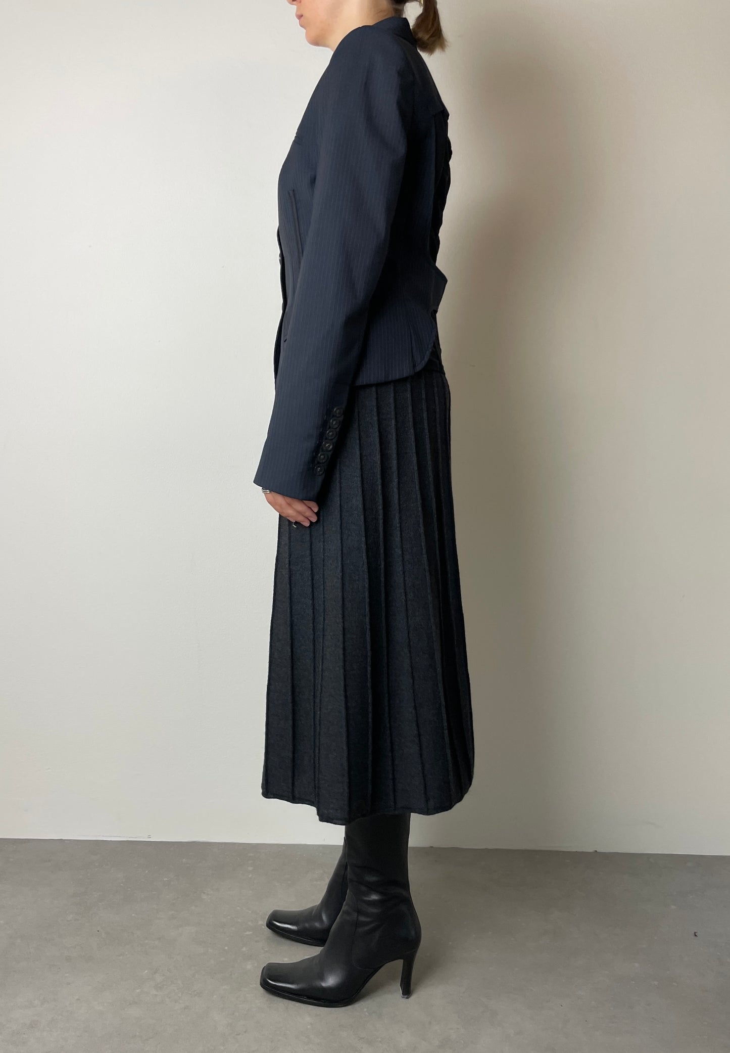 Structured wool blazer