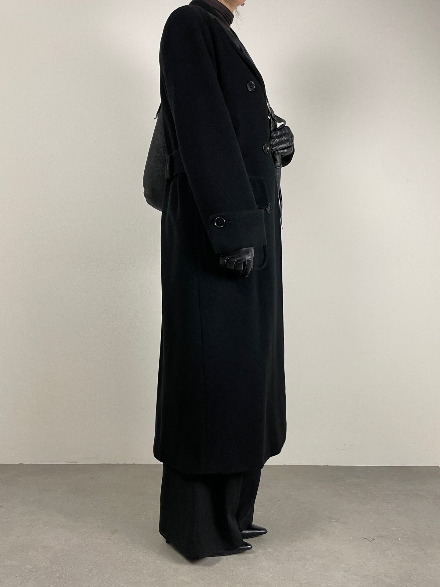 Cappotto vintage Made in Italy nero