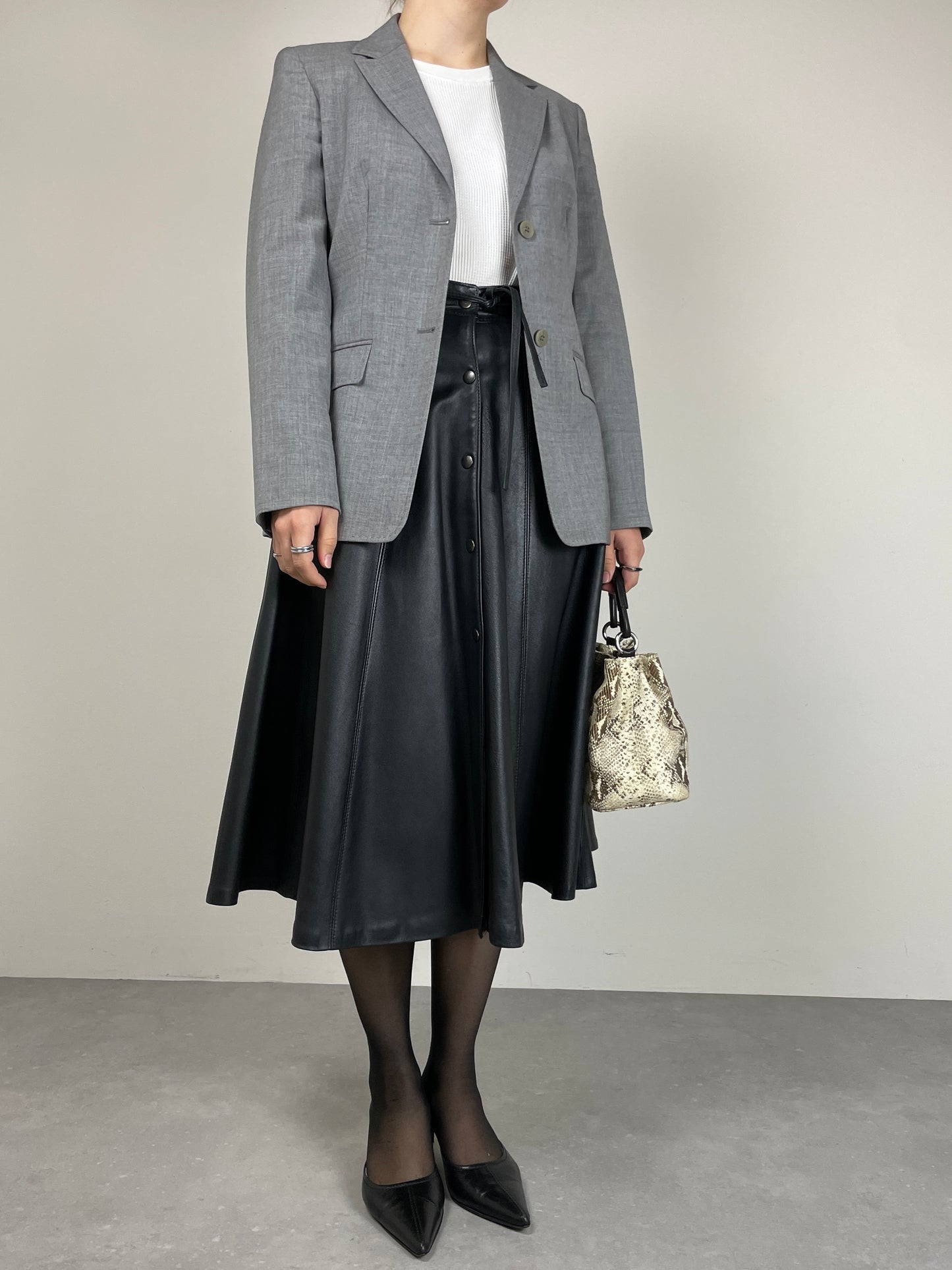 Blazer vintage in fresco di lana