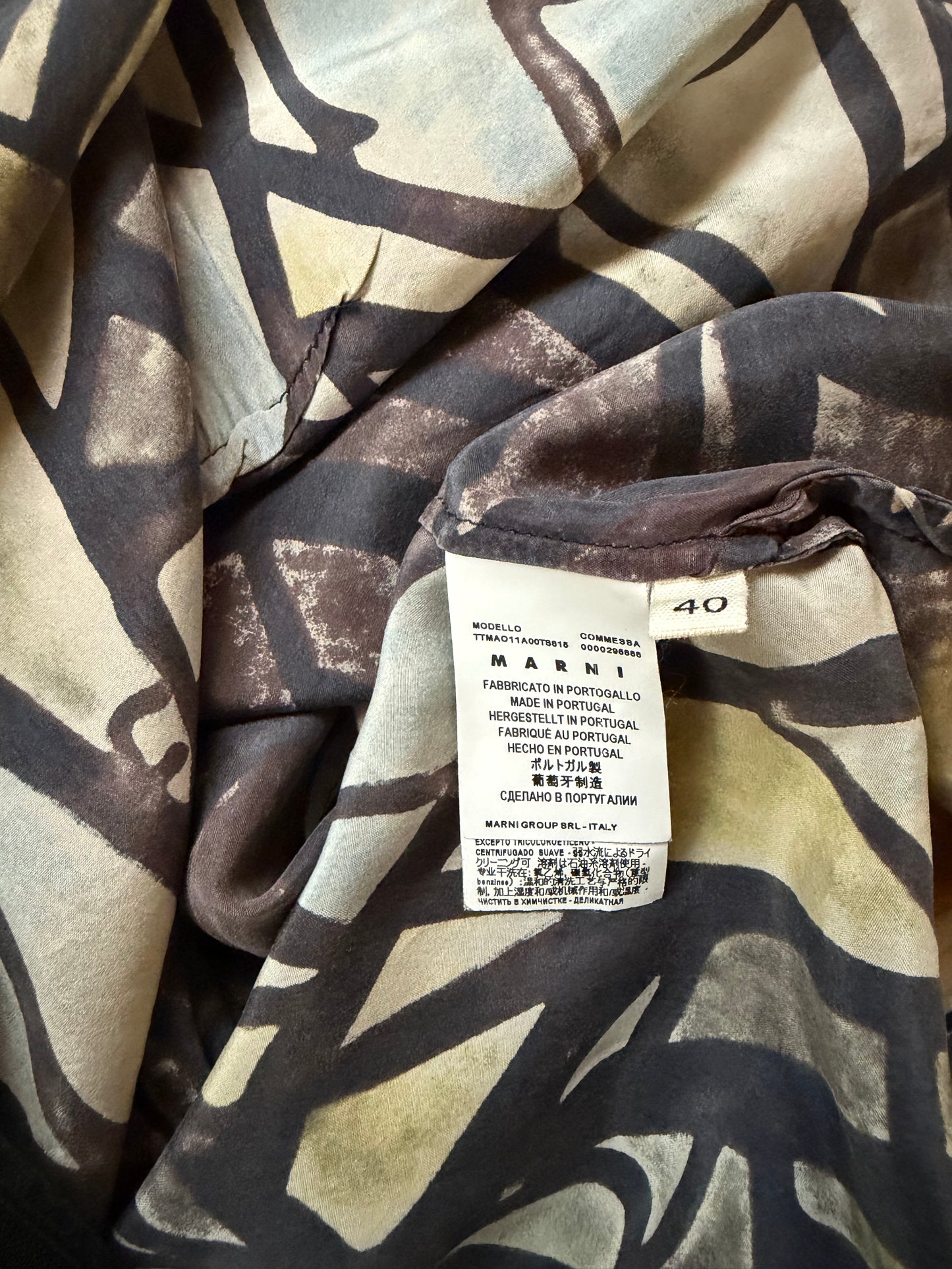 Top in seta MARNI