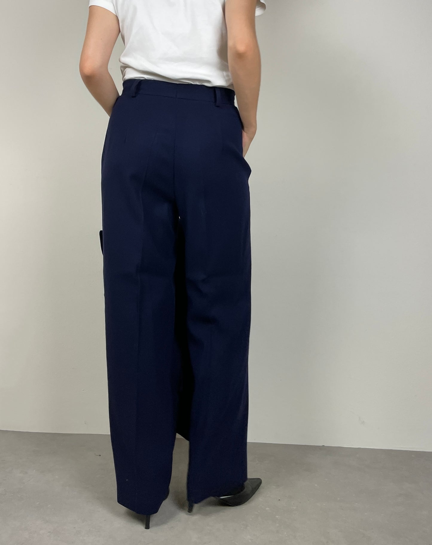 Wool blue suit