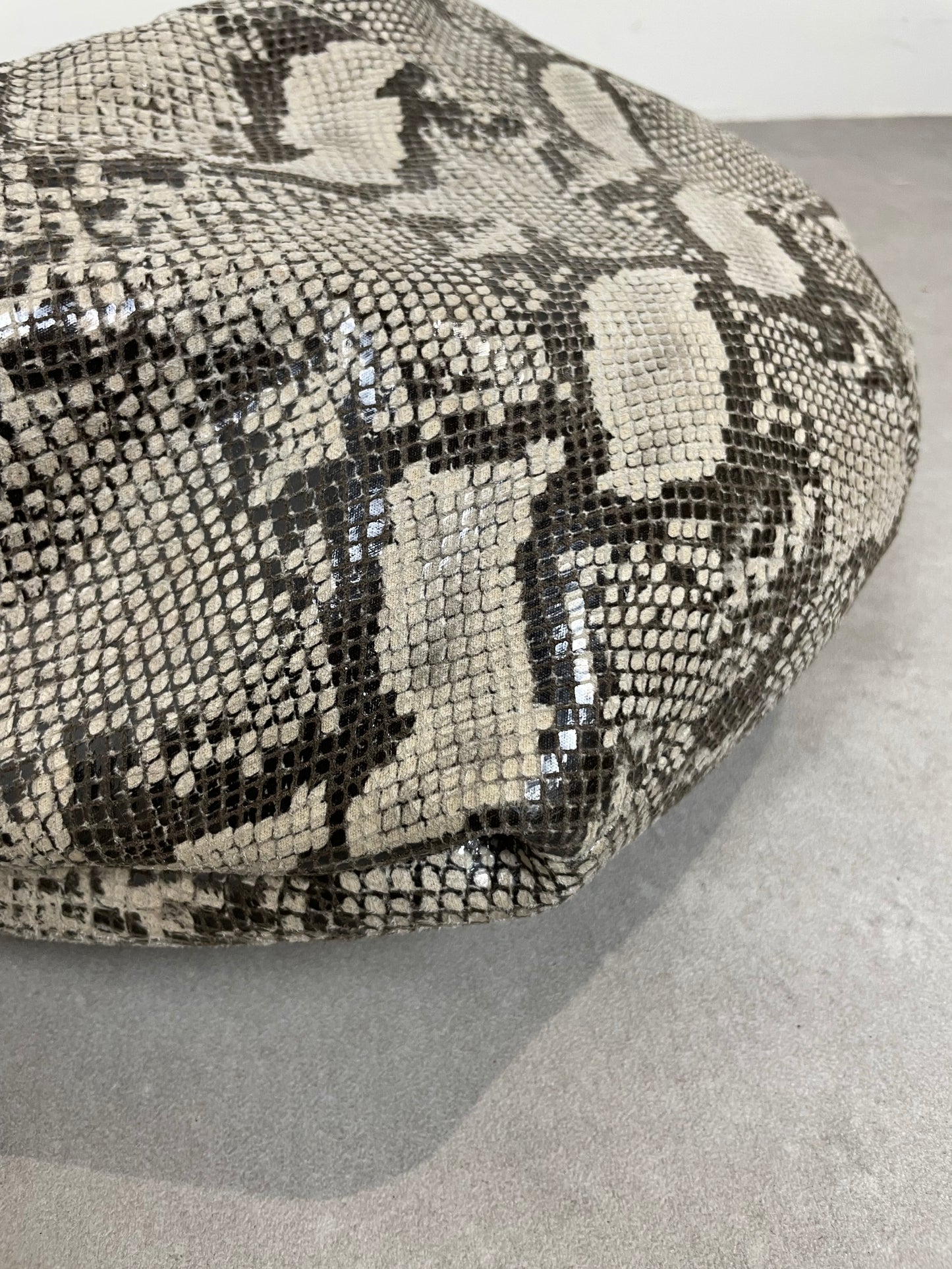 Borsa in vera pelle pitonata
