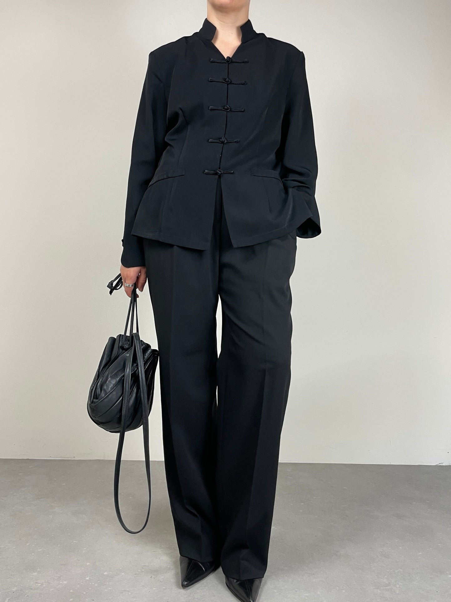 Giacca in stile orientale in misto seta