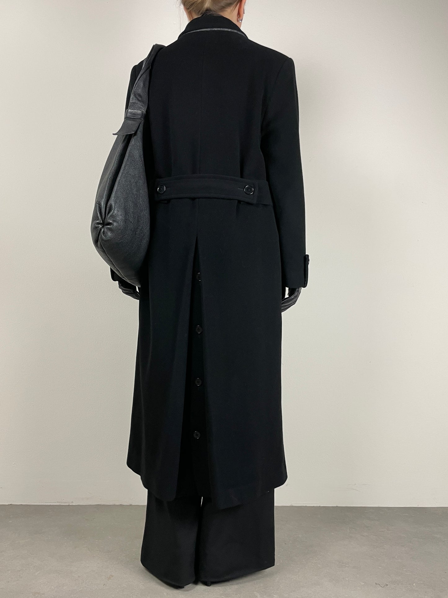 Cappotto vintage Made in Italy nero