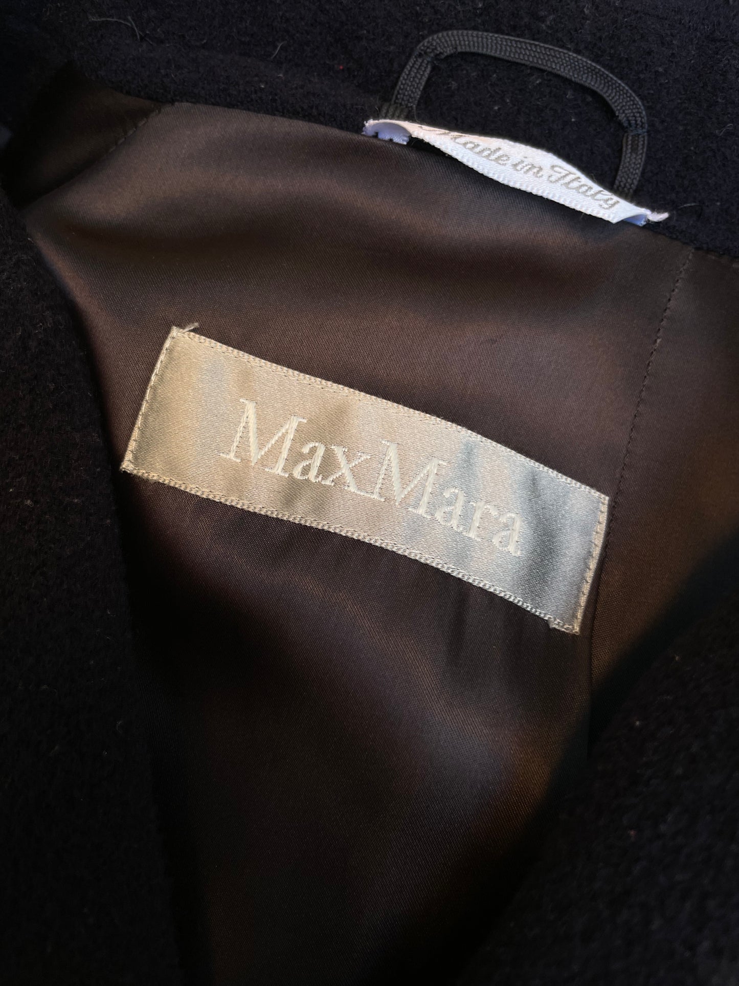 Max Mara blue wool e coat