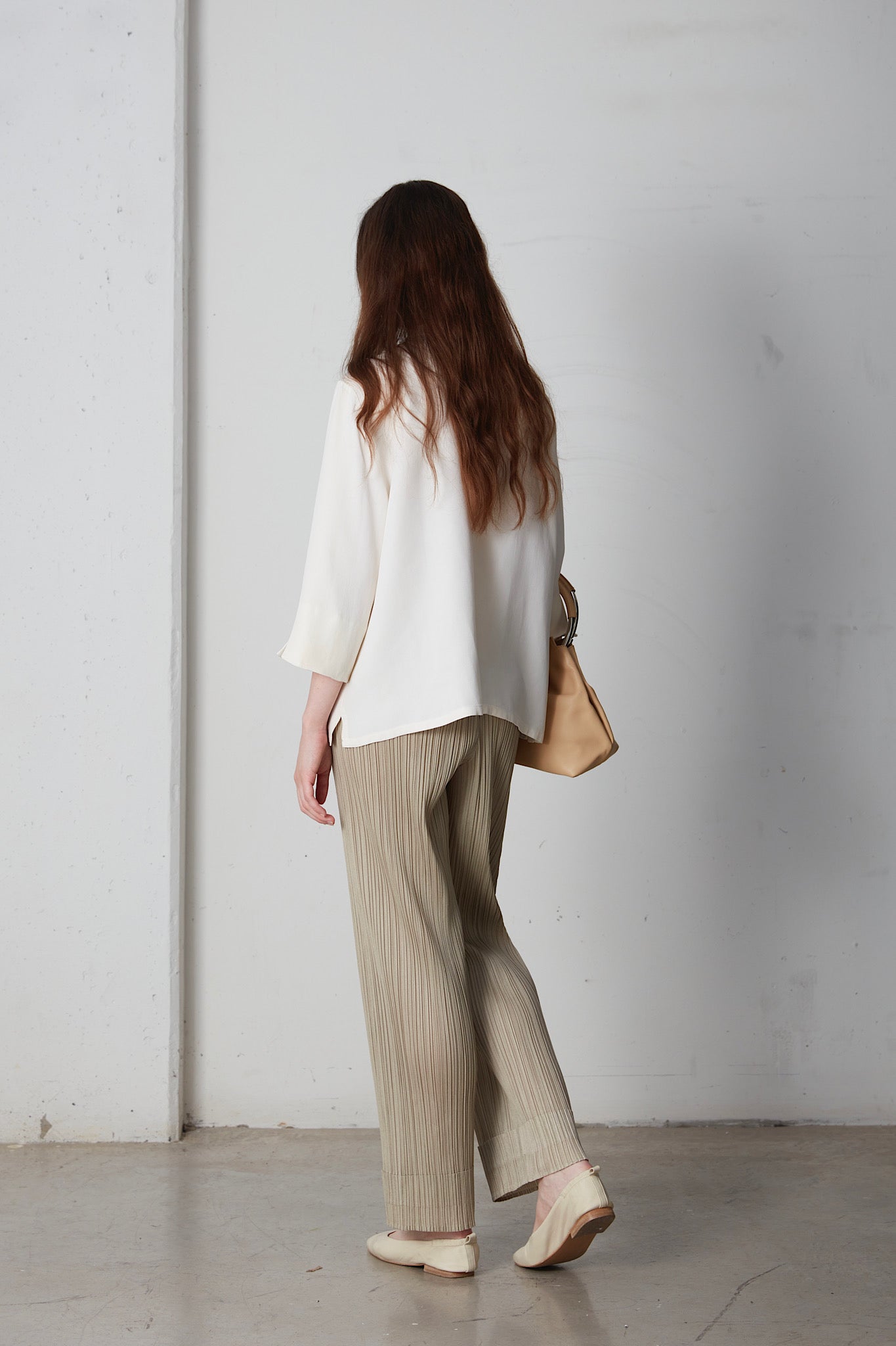 Pleats Please Issey Miyake pantaloni