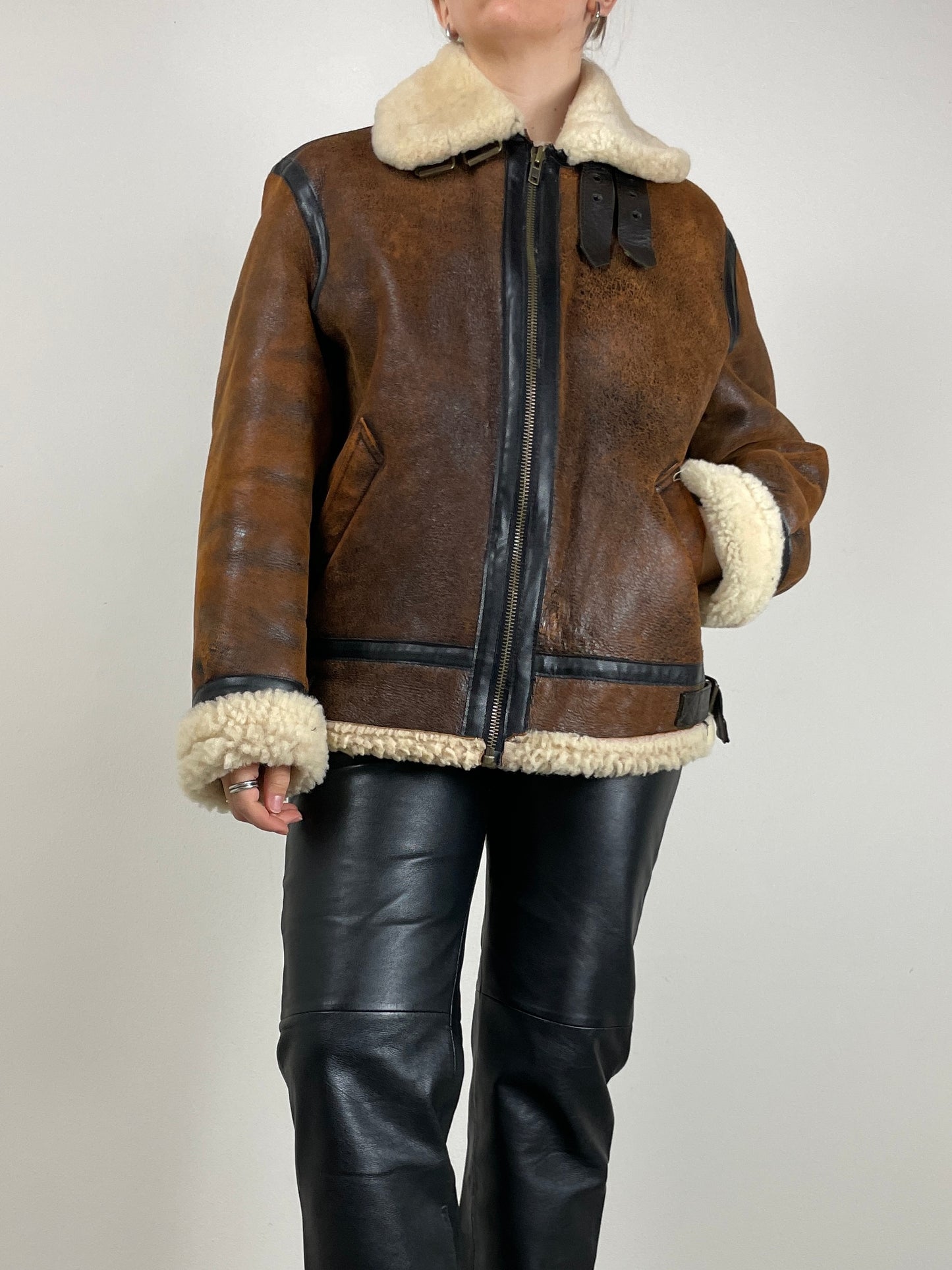Montone in vero shearling