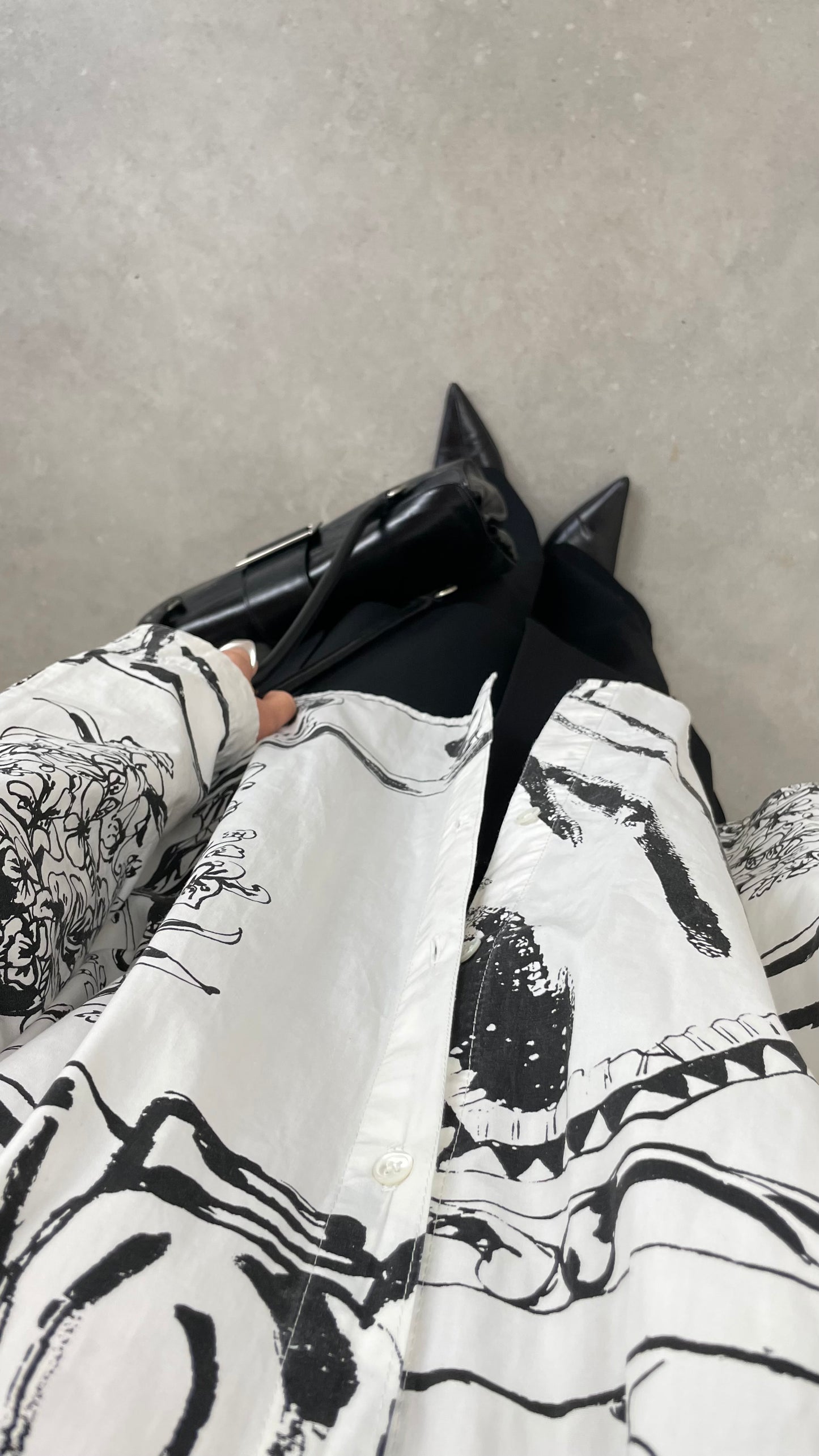 Camicia vintage a fantasia