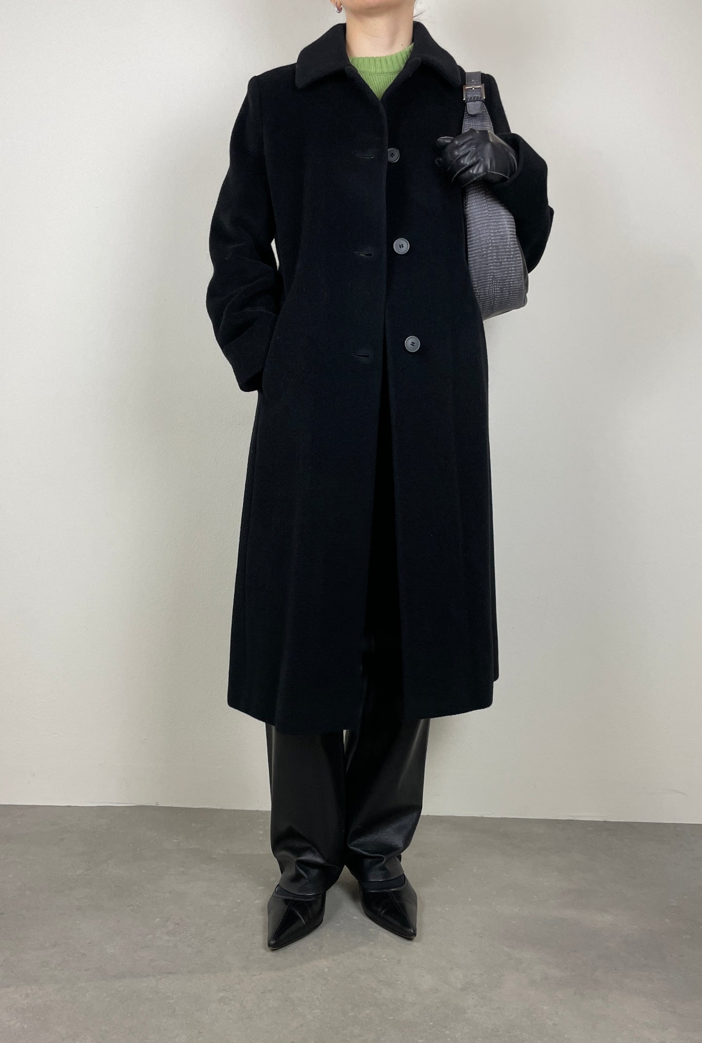 Made in Italy wool and cashmere coat