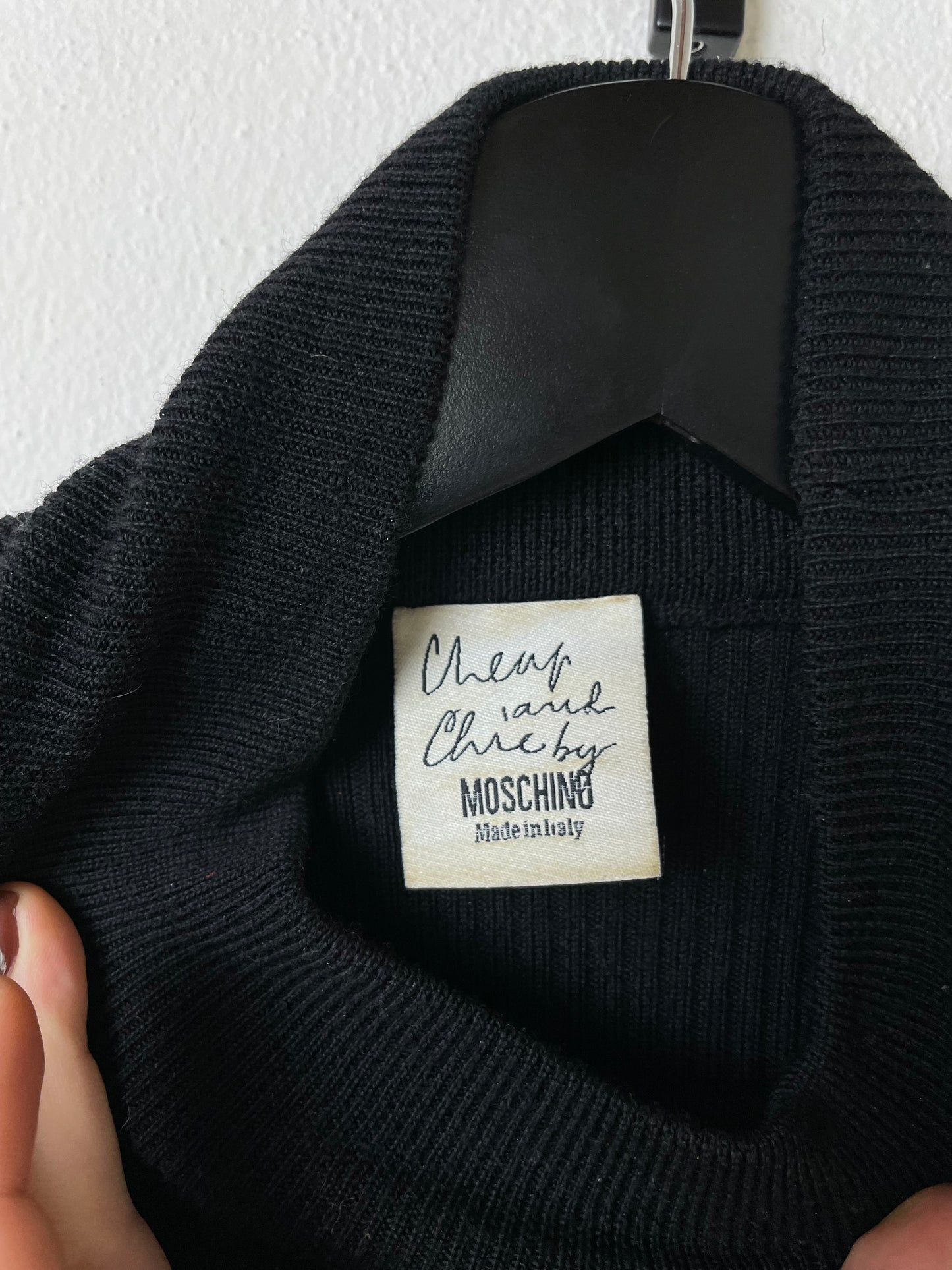 MOSCHINO Cheap And Chic maglione con bretelle